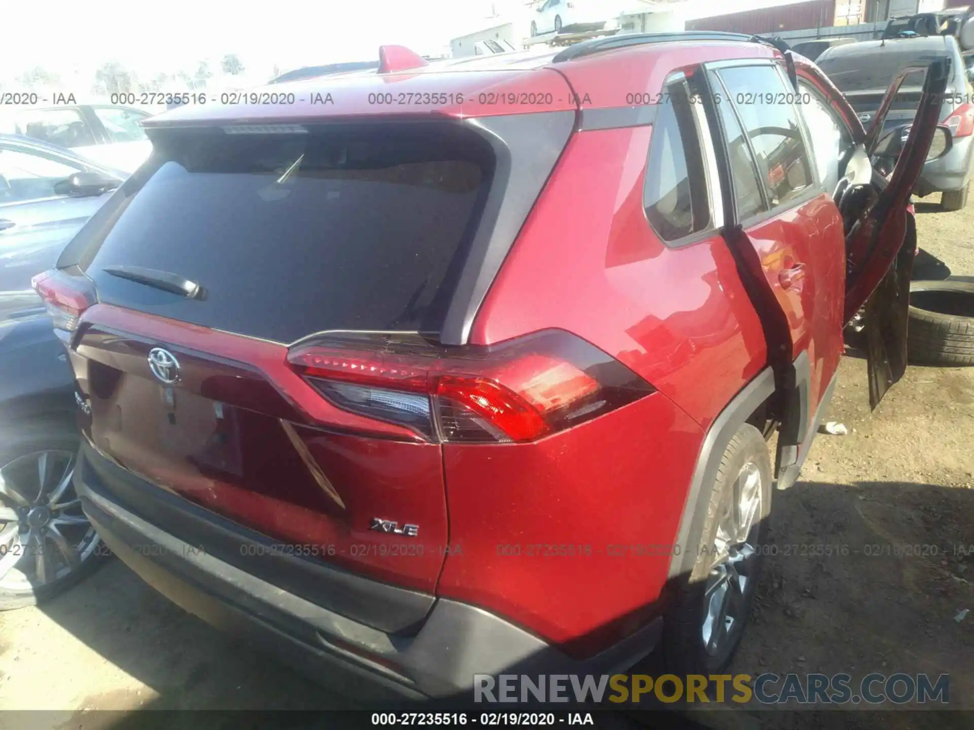 4 Photograph of a damaged car JTMC1RFV4KD506086 TOYOTA RAV4 2019