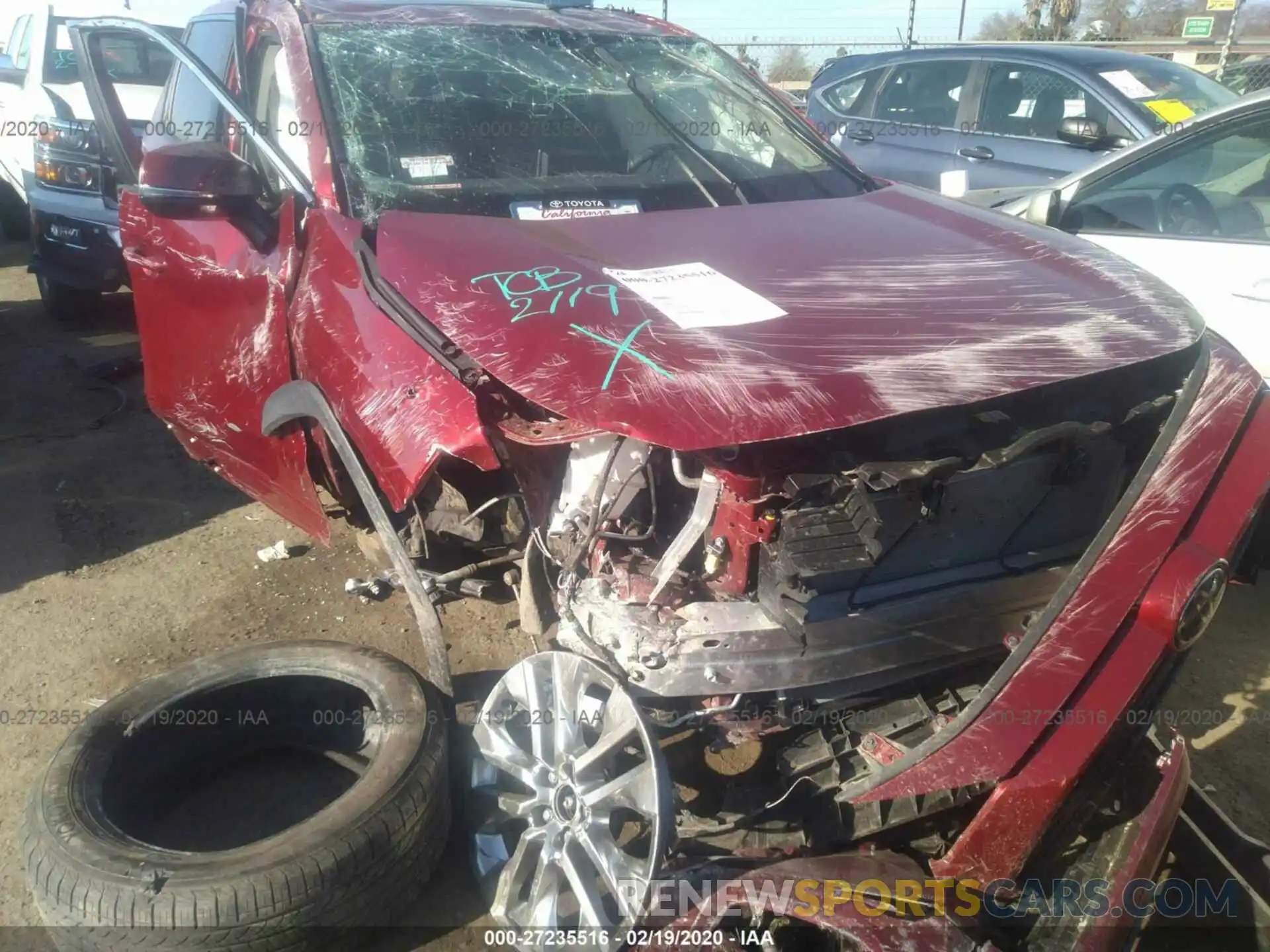 6 Photograph of a damaged car JTMC1RFV4KD506086 TOYOTA RAV4 2019