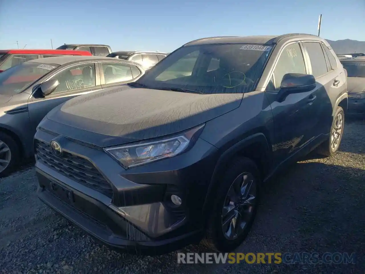 2 Photograph of a damaged car JTMC1RFV4KD513099 TOYOTA RAV4 2019