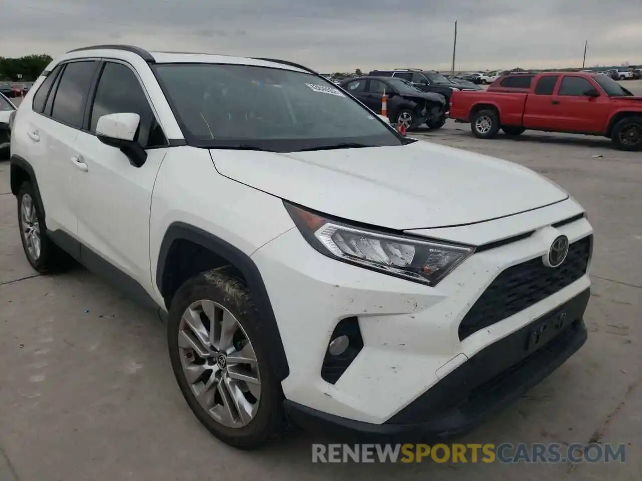 1 Photograph of a damaged car JTMC1RFV4KD517430 TOYOTA RAV4 2019