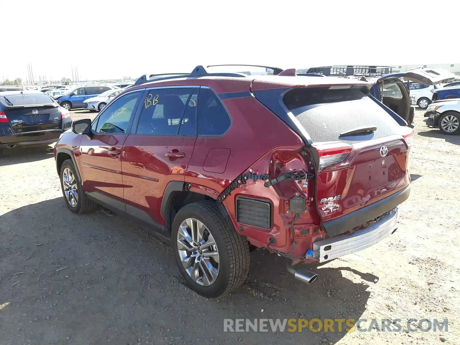 3 Photograph of a damaged car JTMC1RFV4KJ015163 TOYOTA RAV4 2019