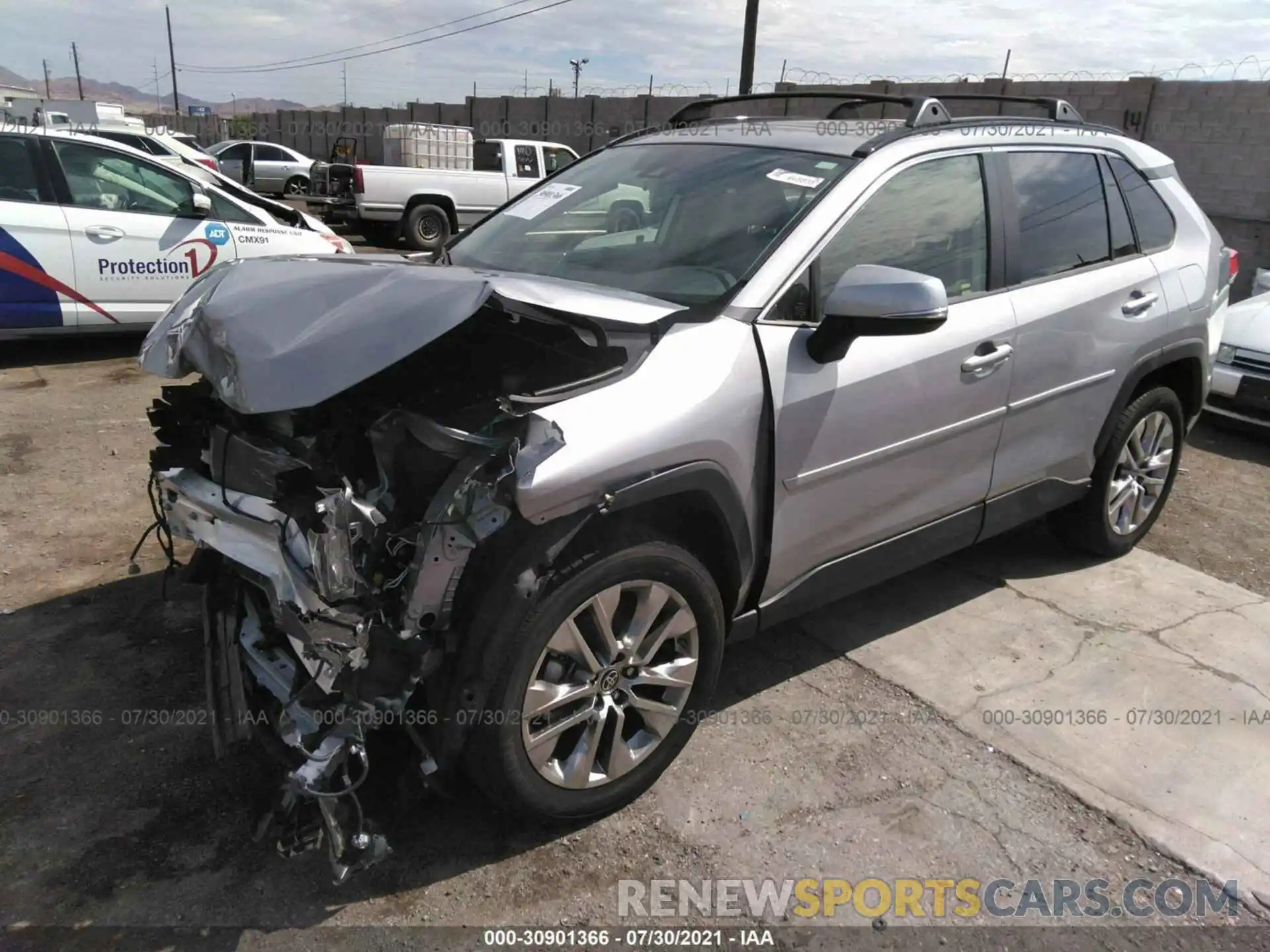 2 Photograph of a damaged car JTMC1RFV5KD037753 TOYOTA RAV4 2019