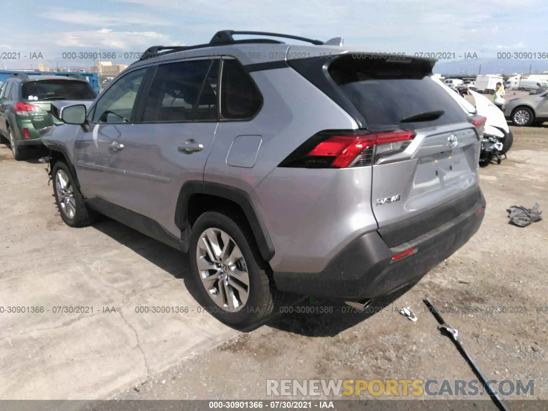 3 Photograph of a damaged car JTMC1RFV5KD037753 TOYOTA RAV4 2019