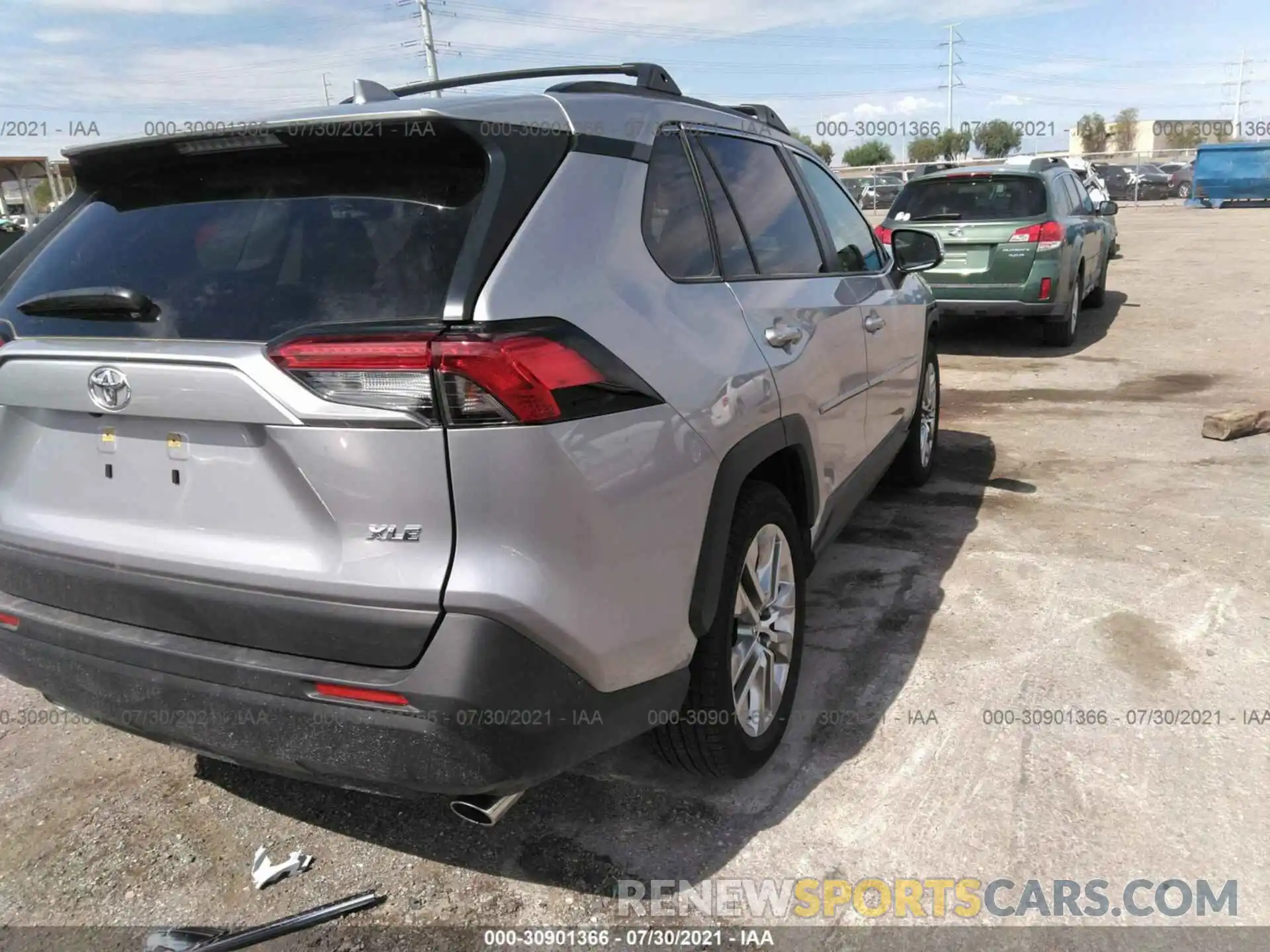 4 Photograph of a damaged car JTMC1RFV5KD037753 TOYOTA RAV4 2019