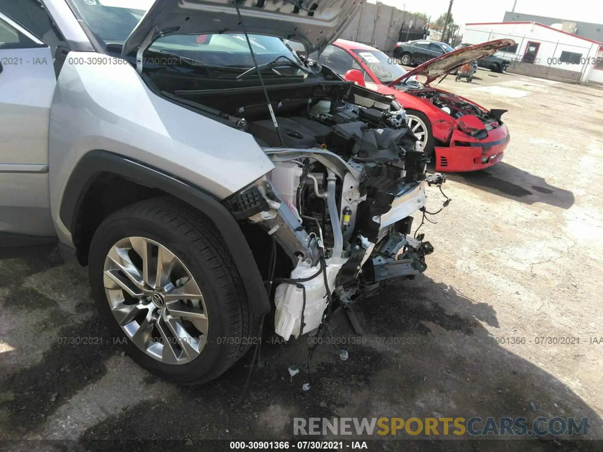 6 Photograph of a damaged car JTMC1RFV5KD037753 TOYOTA RAV4 2019