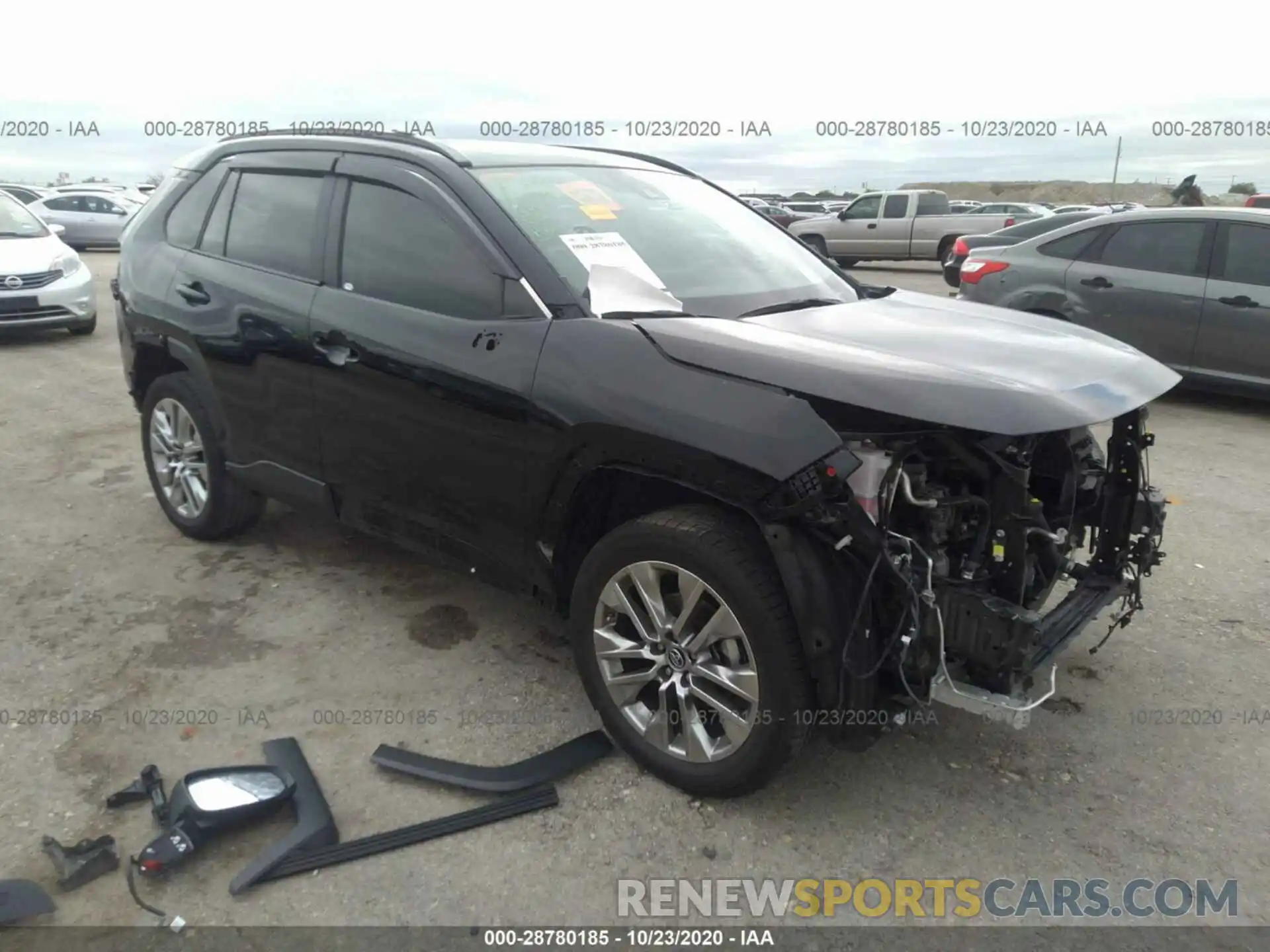 1 Photograph of a damaged car JTMC1RFV5KD502712 TOYOTA RAV4 2019