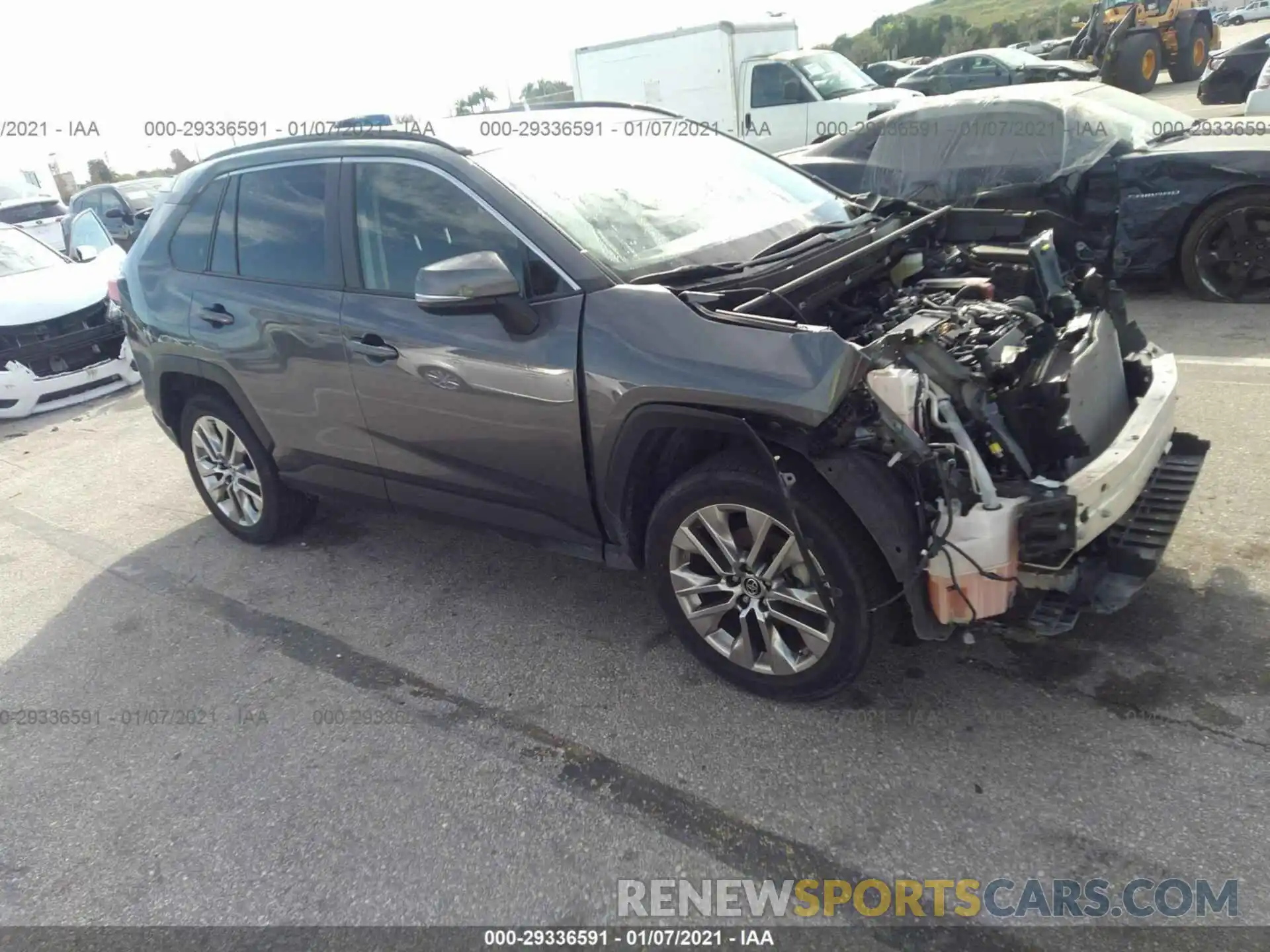 1 Photograph of a damaged car JTMC1RFV5KD503052 TOYOTA RAV4 2019