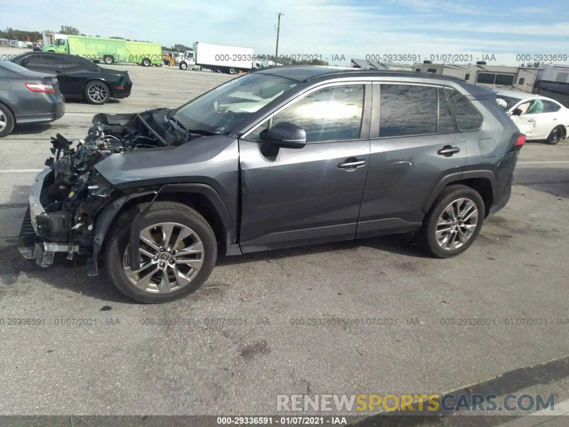 2 Фотография поврежденного автомобиля JTMC1RFV5KD503052 TOYOTA RAV4 2019