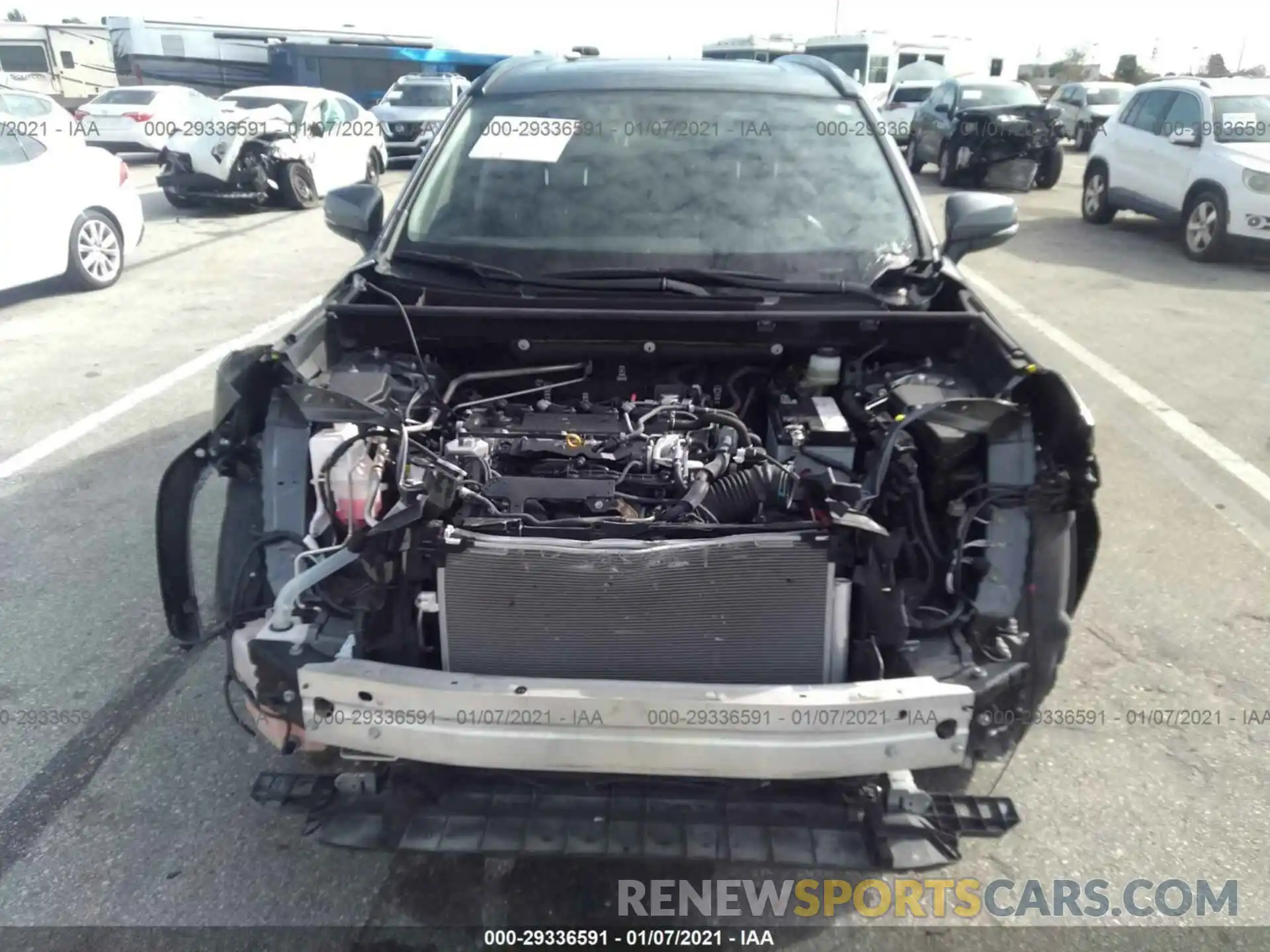 6 Photograph of a damaged car JTMC1RFV5KD503052 TOYOTA RAV4 2019