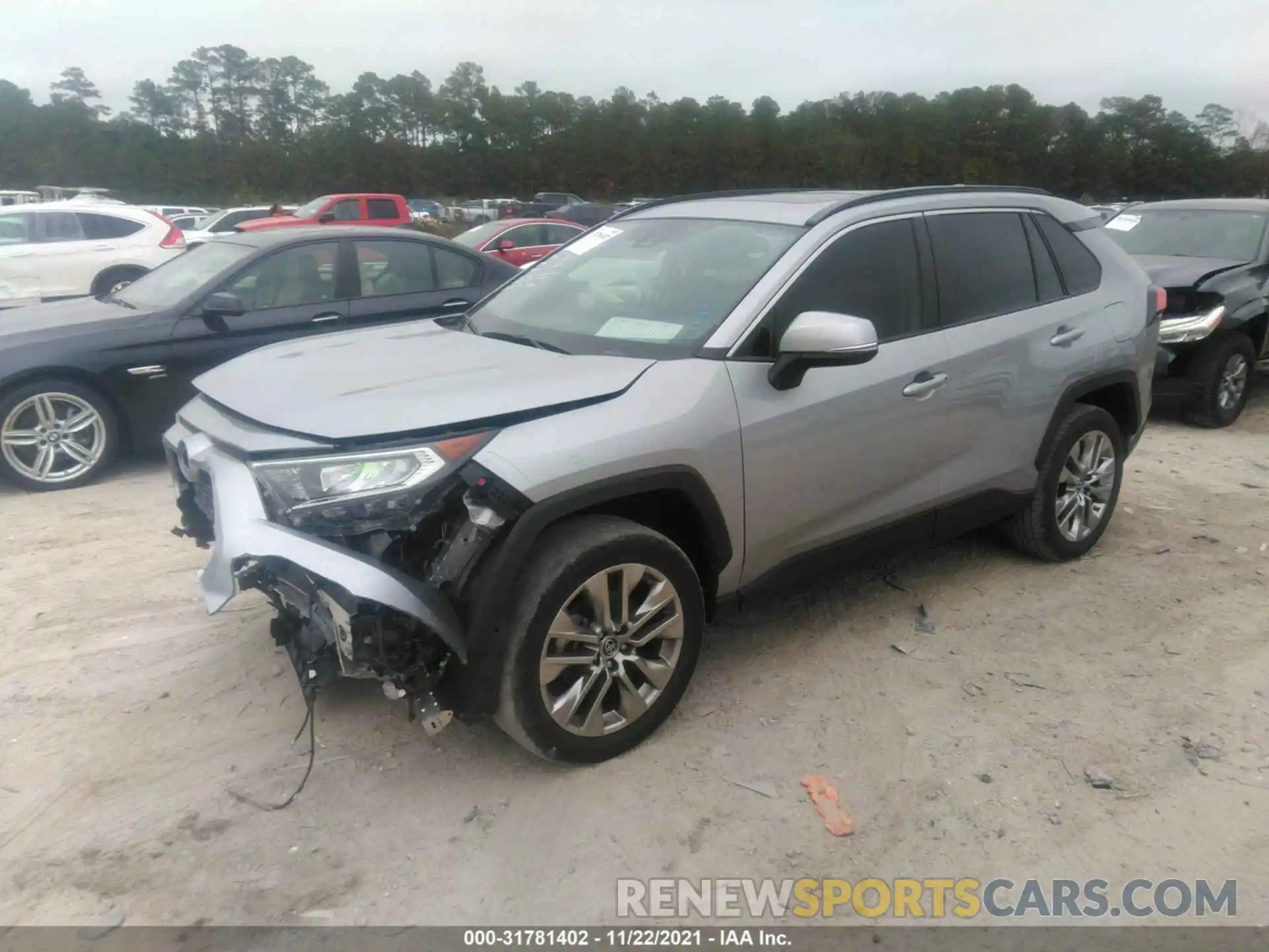 2 Photograph of a damaged car JTMC1RFV5KD508512 TOYOTA RAV4 2019