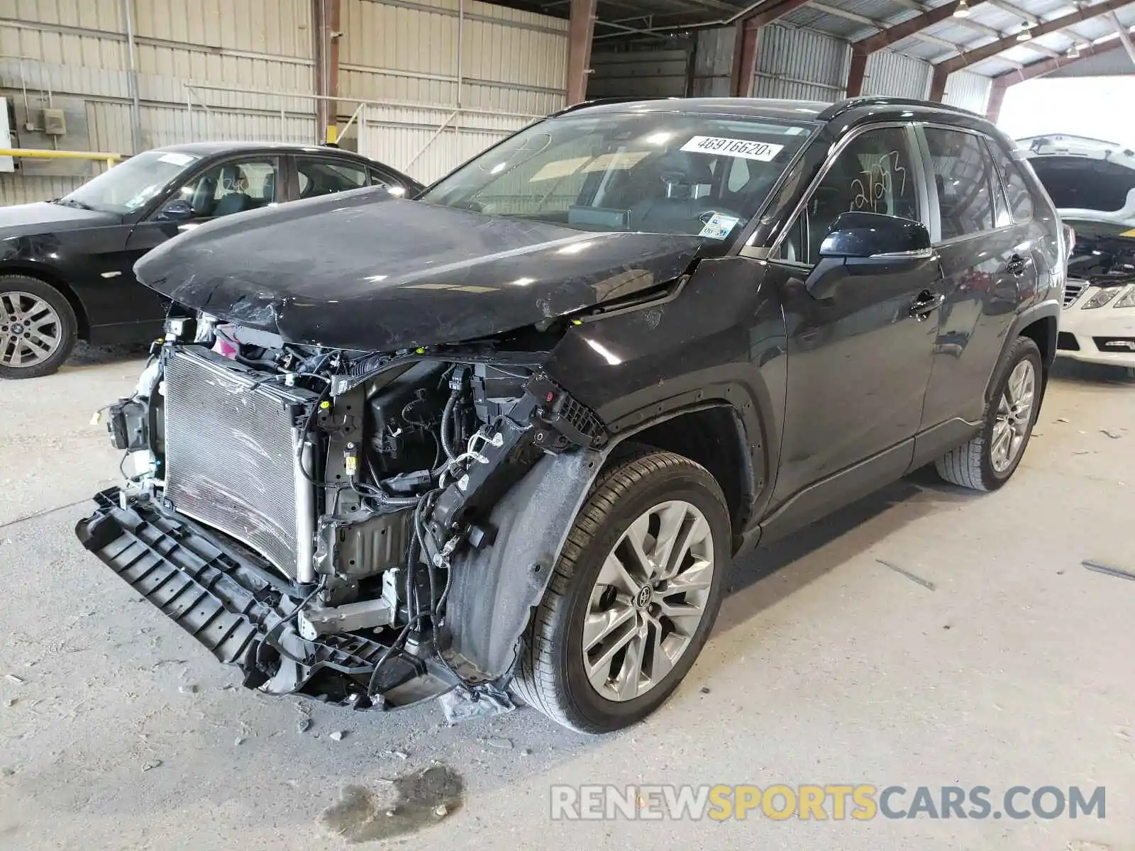 2 Photograph of a damaged car JTMC1RFV6KD007502 TOYOTA RAV4 2019