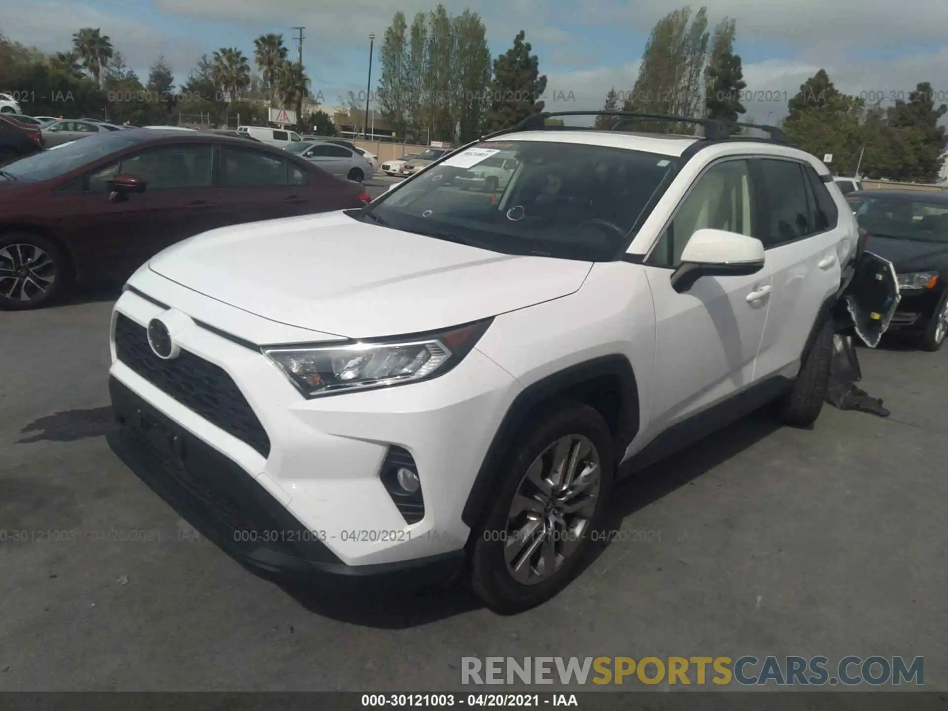 2 Фотография поврежденного автомобиля JTMC1RFV6KD009444 TOYOTA RAV4 2019