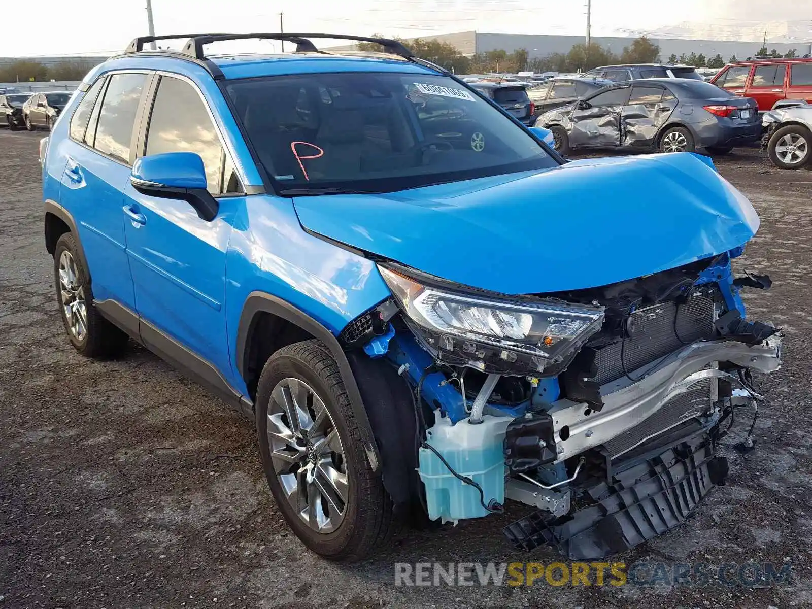 1 Photograph of a damaged car JTMC1RFV6KD014496 TOYOTA RAV4 2019