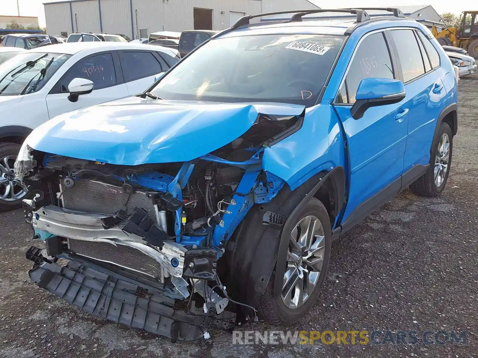 2 Photograph of a damaged car JTMC1RFV6KD014496 TOYOTA RAV4 2019