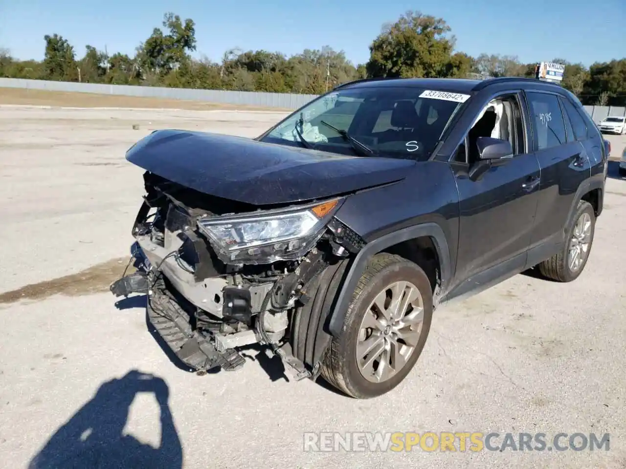 2 Photograph of a damaged car JTMC1RFV6KD019763 TOYOTA RAV4 2019