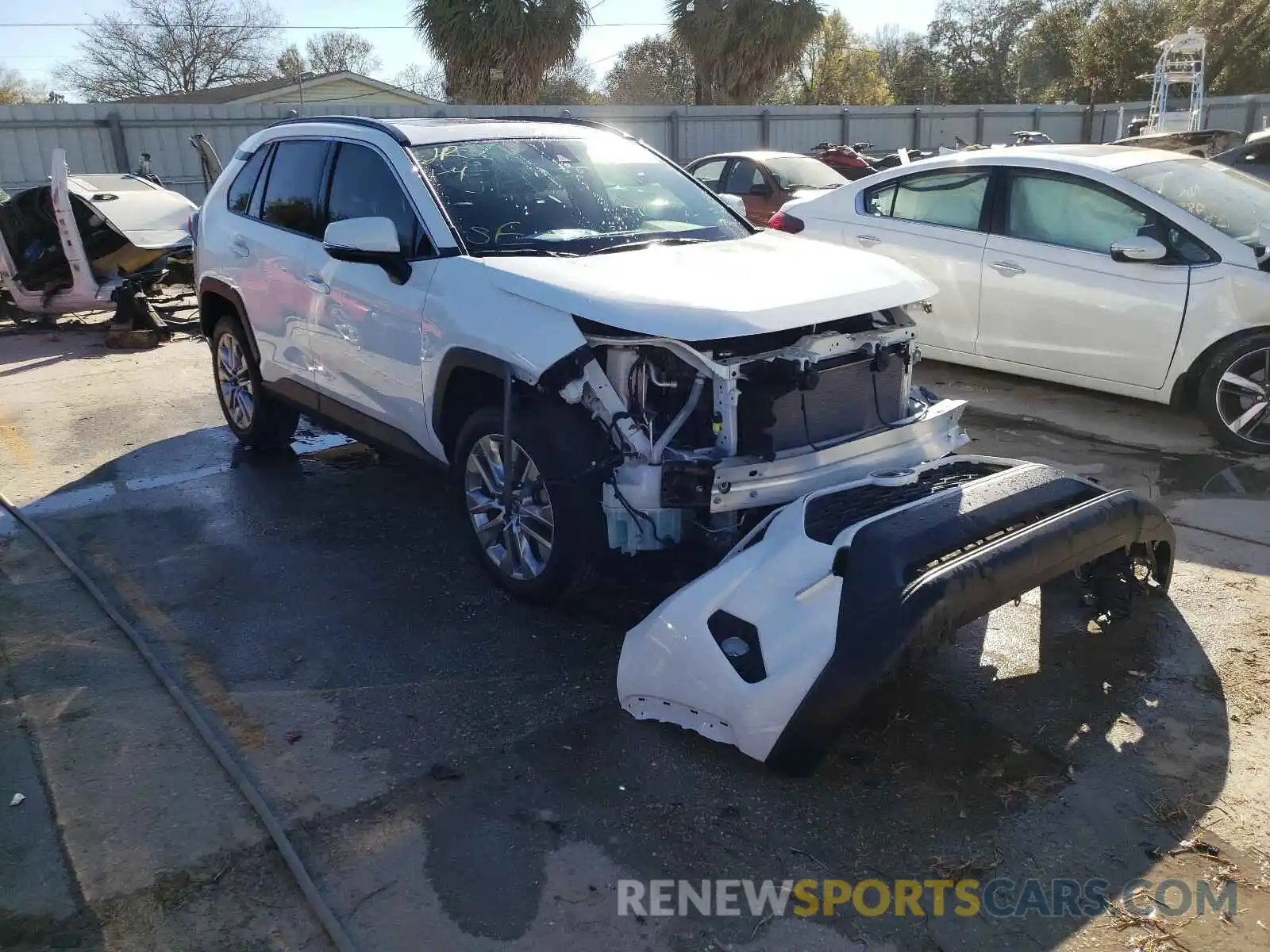 1 Photograph of a damaged car JTMC1RFV6KD020119 TOYOTA RAV4 2019