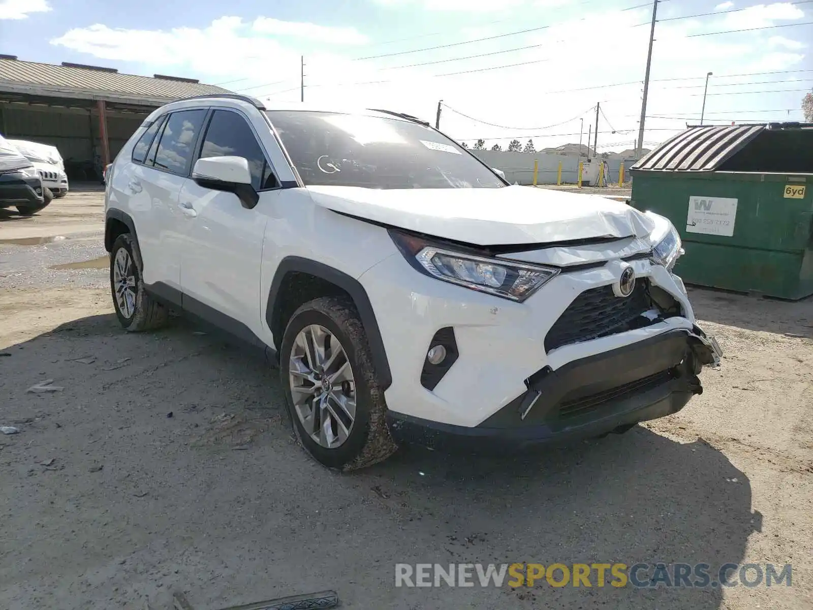 1 Photograph of a damaged car JTMC1RFV6KD020735 TOYOTA RAV4 2019