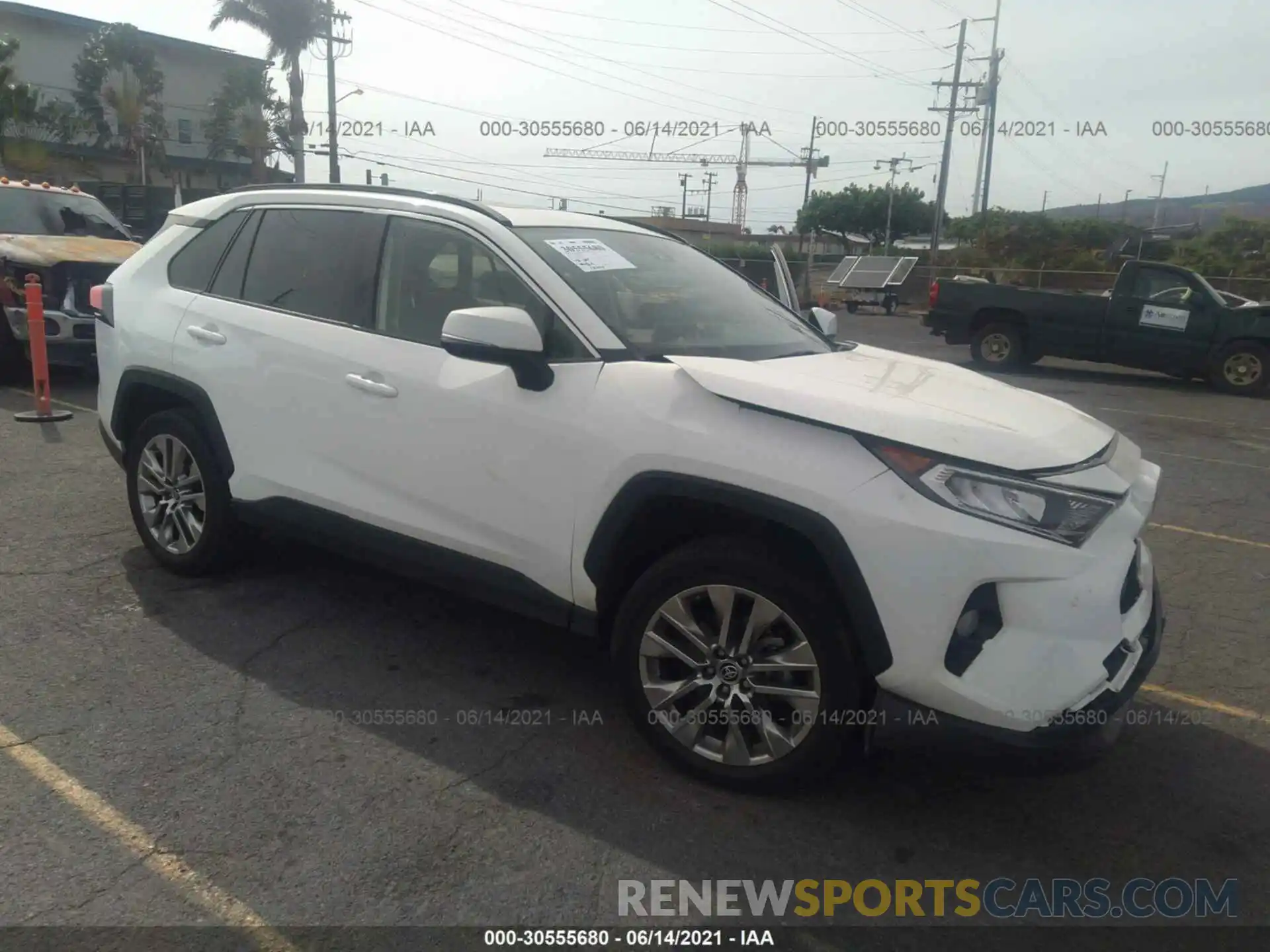 1 Photograph of a damaged car JTMC1RFV6KD039639 TOYOTA RAV4 2019