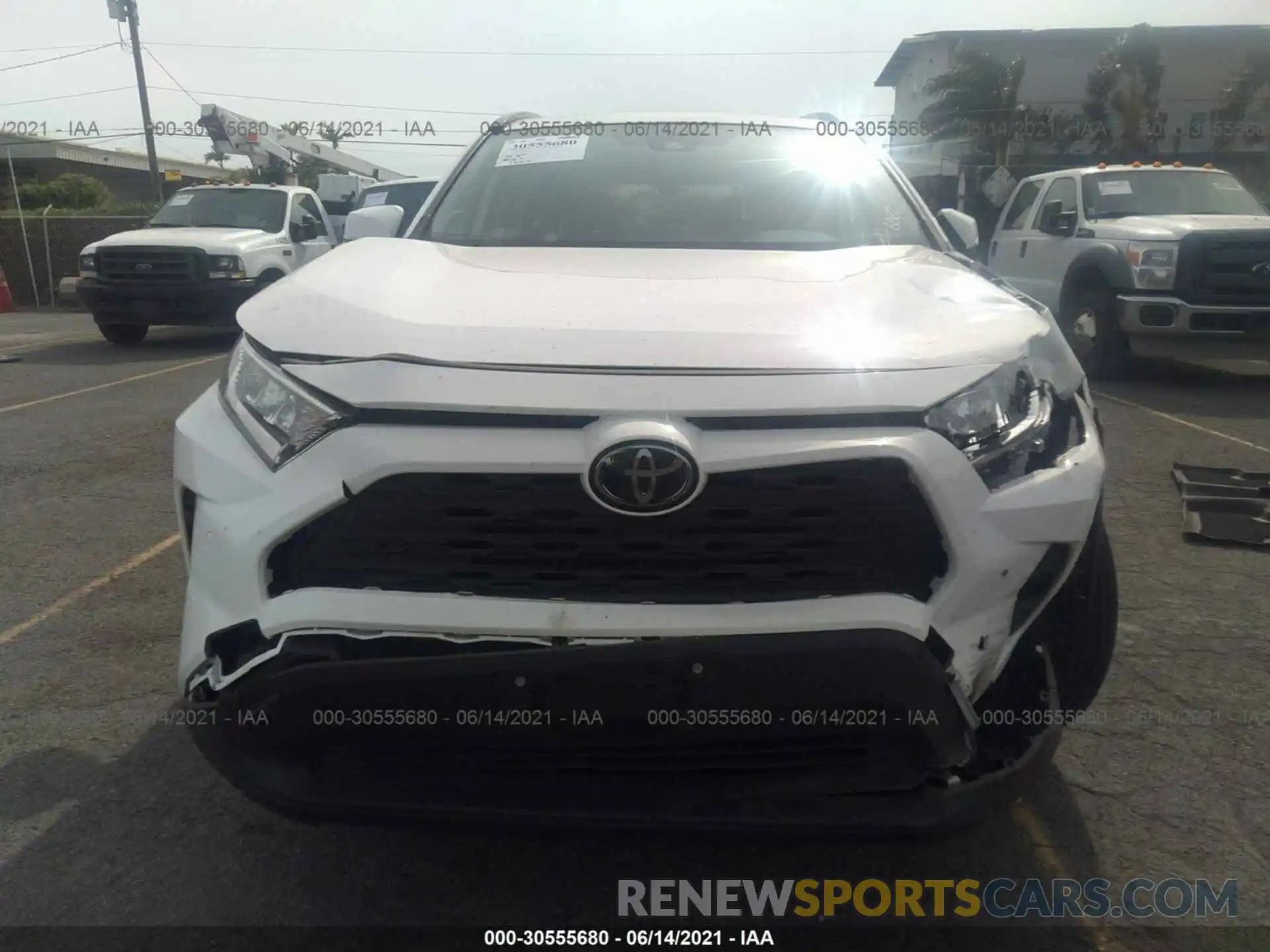 6 Photograph of a damaged car JTMC1RFV6KD039639 TOYOTA RAV4 2019