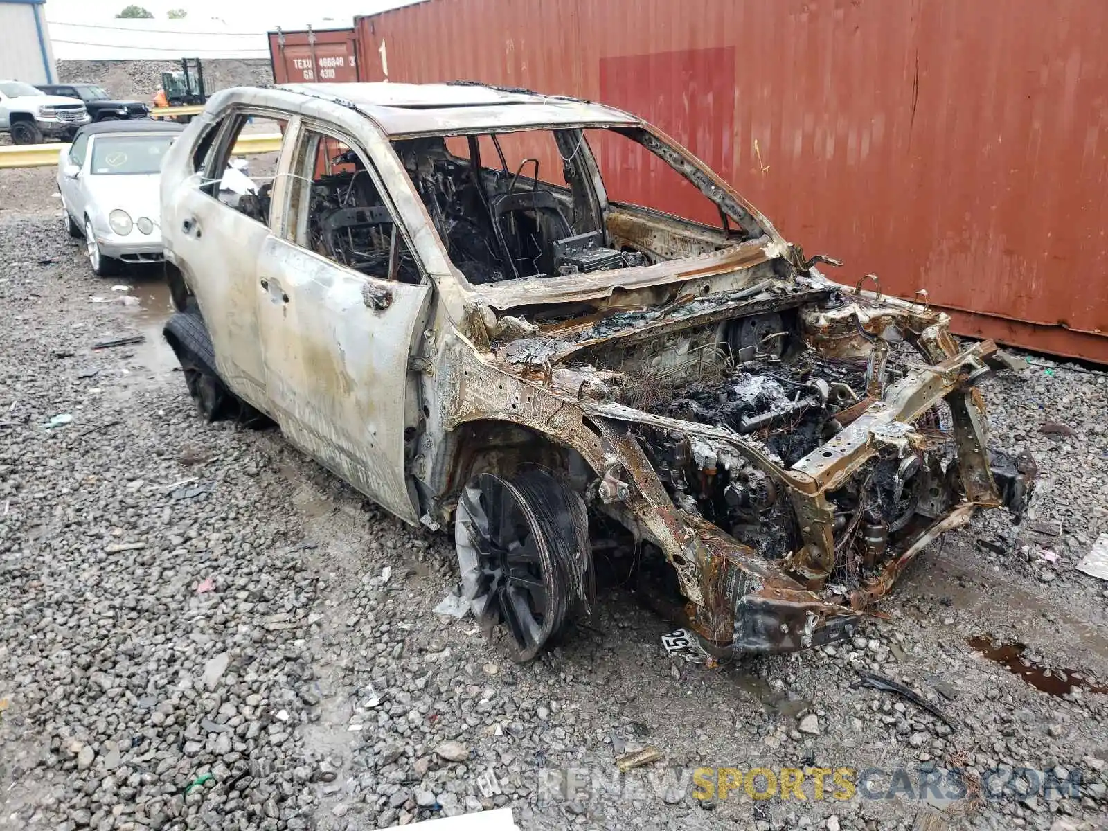 1 Photograph of a damaged car JTMC1RFV6KD504937 TOYOTA RAV4 2019