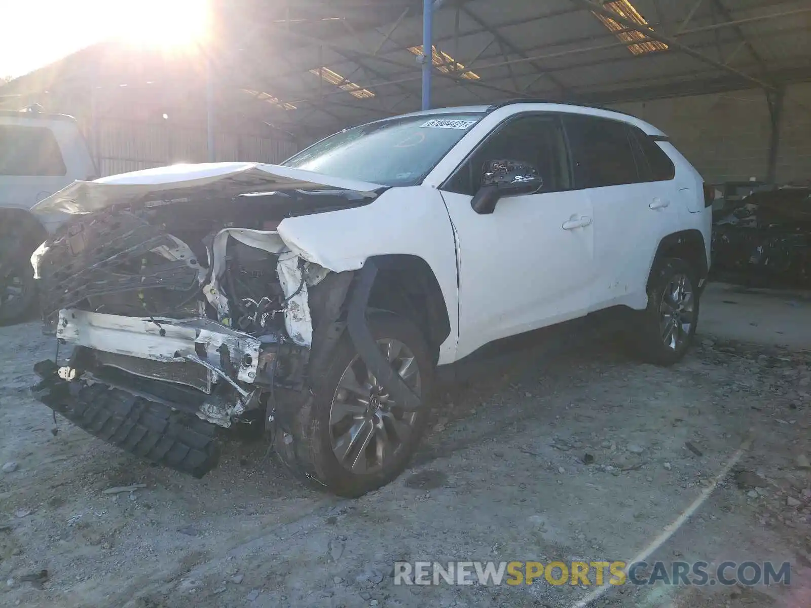 2 Photograph of a damaged car JTMC1RFV6KJ001183 TOYOTA RAV4 2019