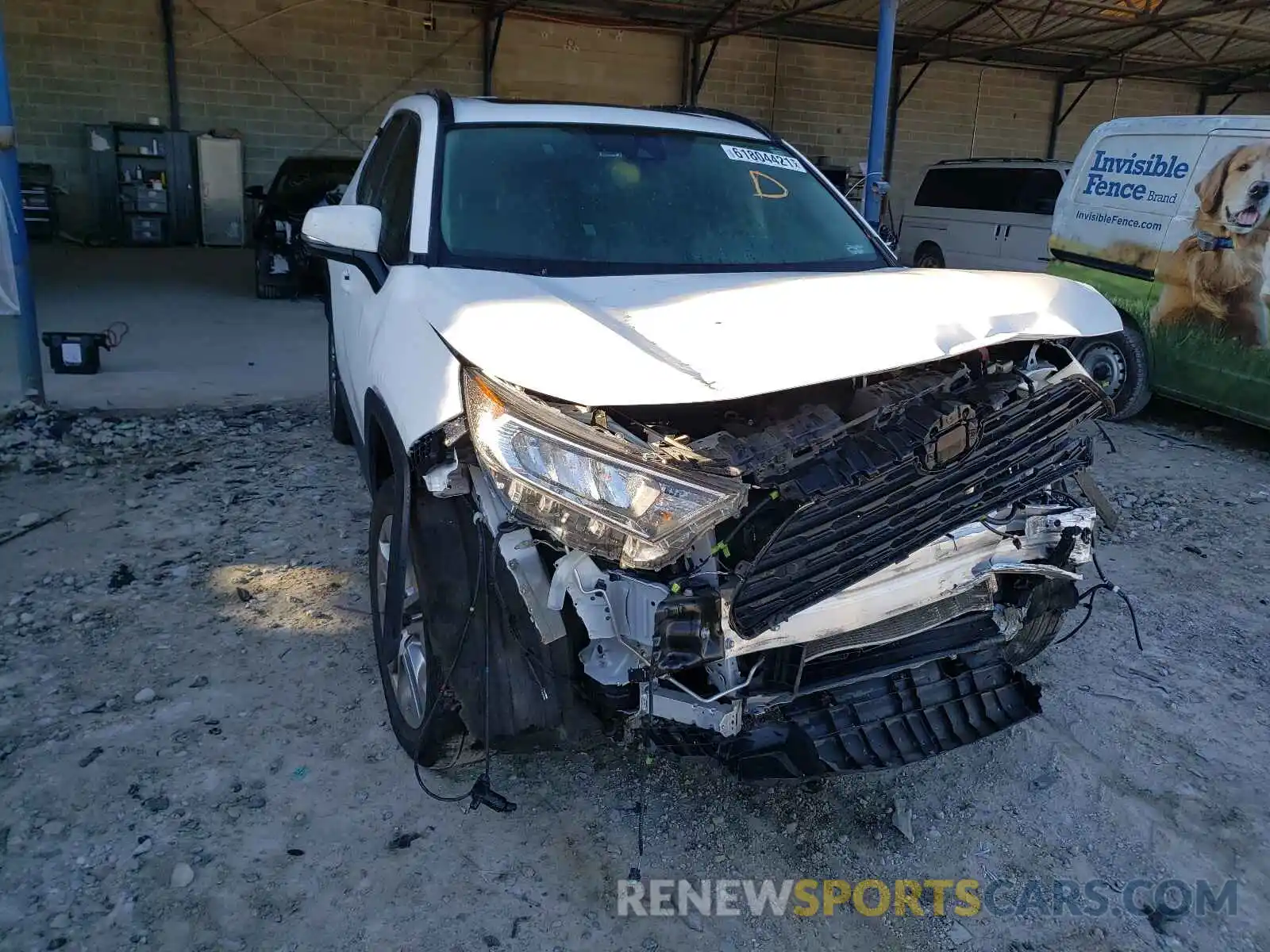 9 Photograph of a damaged car JTMC1RFV6KJ001183 TOYOTA RAV4 2019