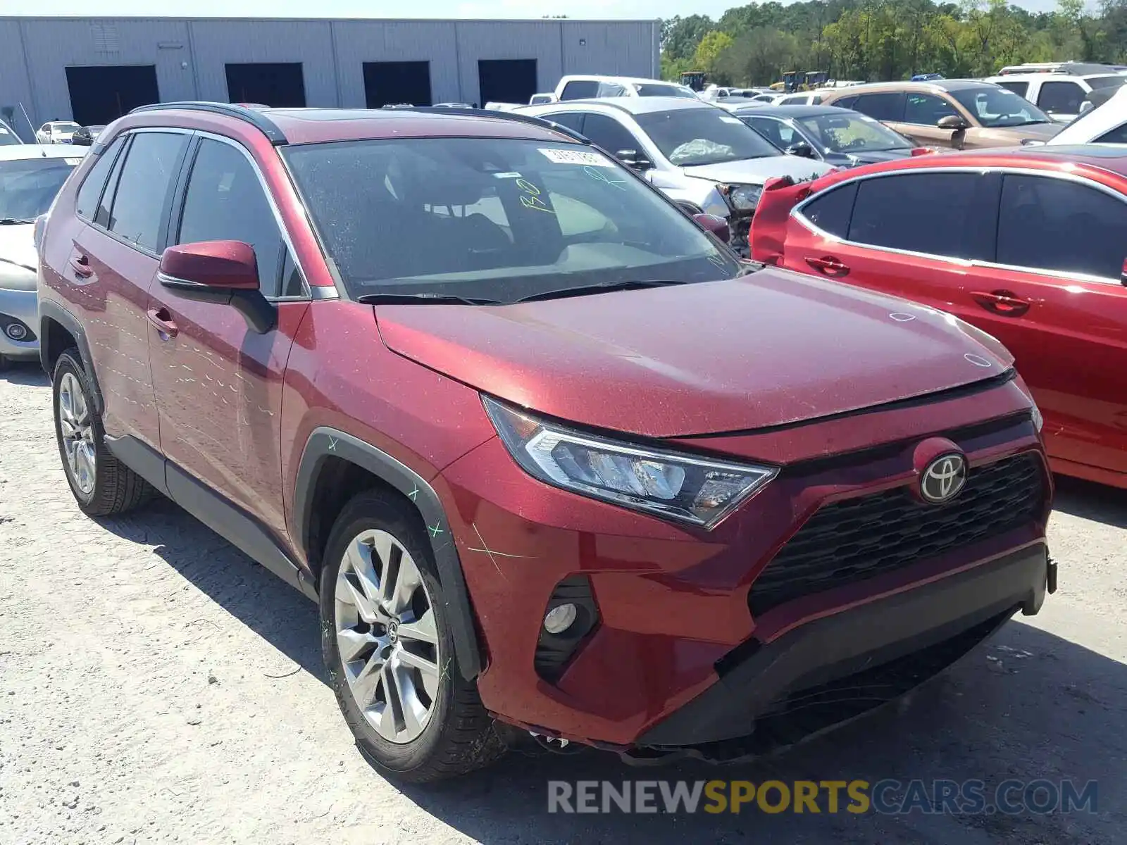 1 Photograph of a damaged car JTMC1RFV6KJ002009 TOYOTA RAV4 2019