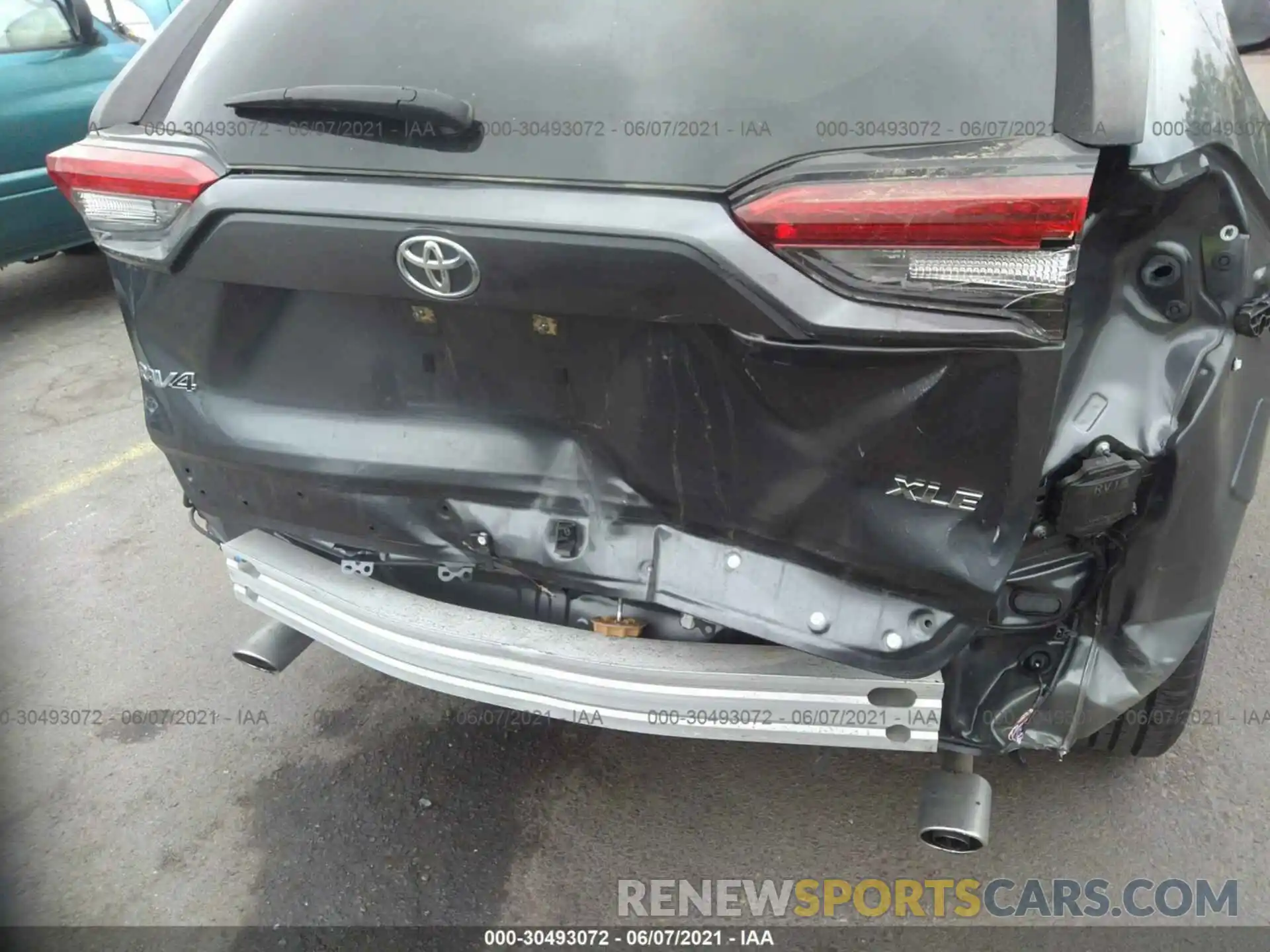 6 Photograph of a damaged car JTMC1RFV7KD008917 TOYOTA RAV4 2019