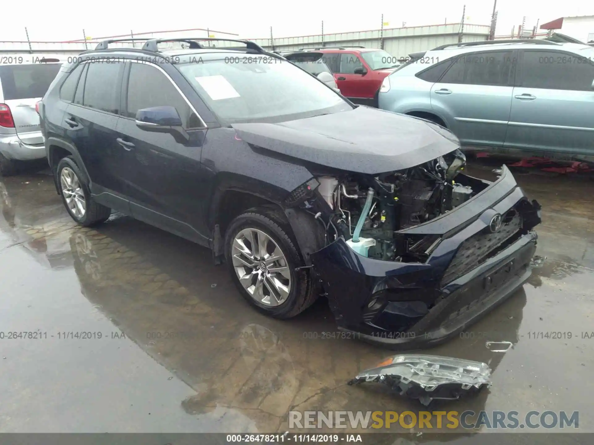 1 Photograph of a damaged car JTMC1RFV7KD010425 TOYOTA RAV4 2019