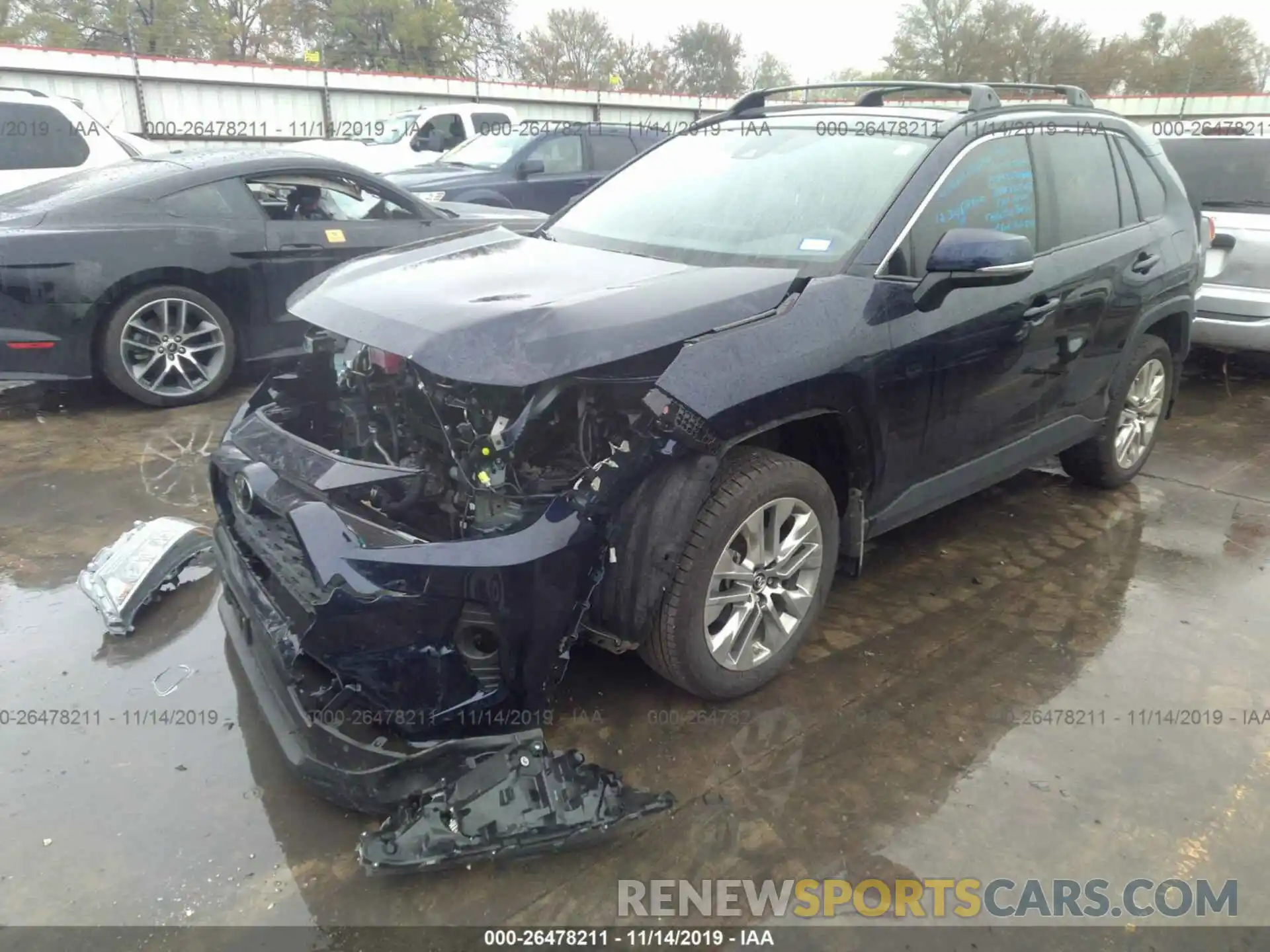 2 Photograph of a damaged car JTMC1RFV7KD010425 TOYOTA RAV4 2019