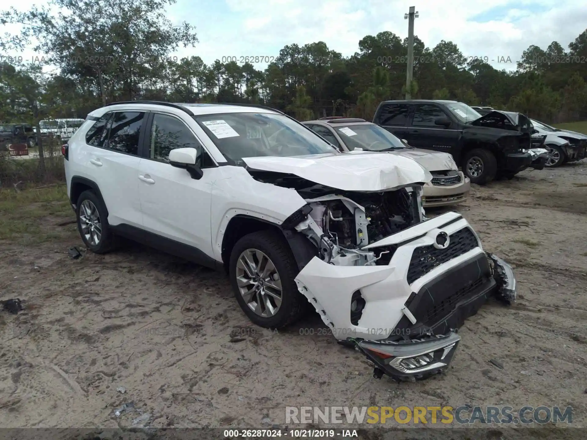 1 Photograph of a damaged car JTMC1RFV7KD012031 TOYOTA RAV4 2019