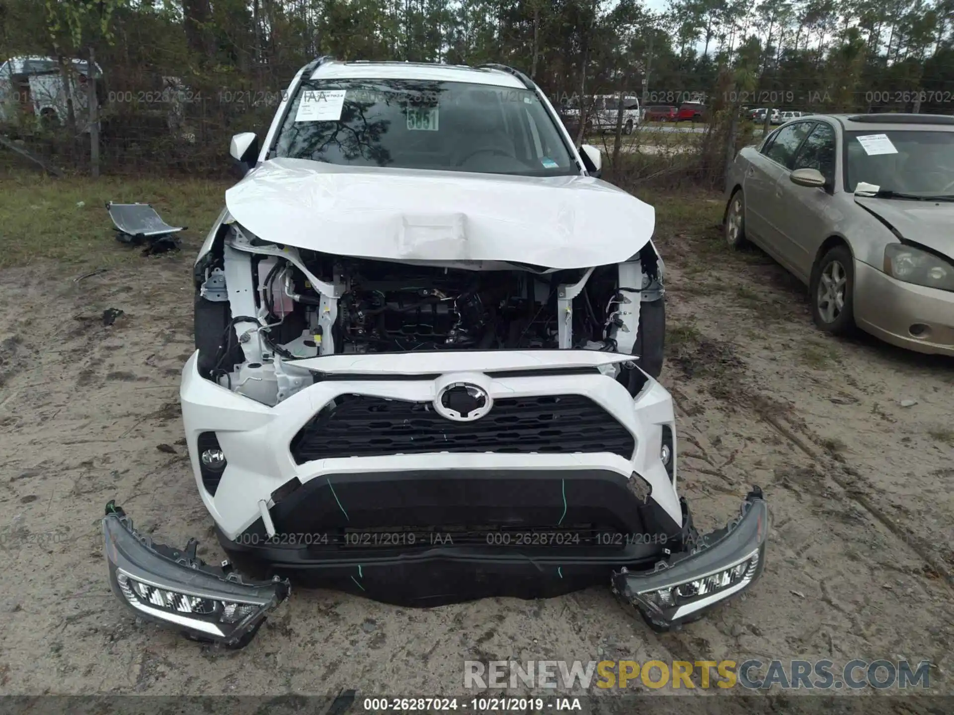 6 Photograph of a damaged car JTMC1RFV7KD012031 TOYOTA RAV4 2019