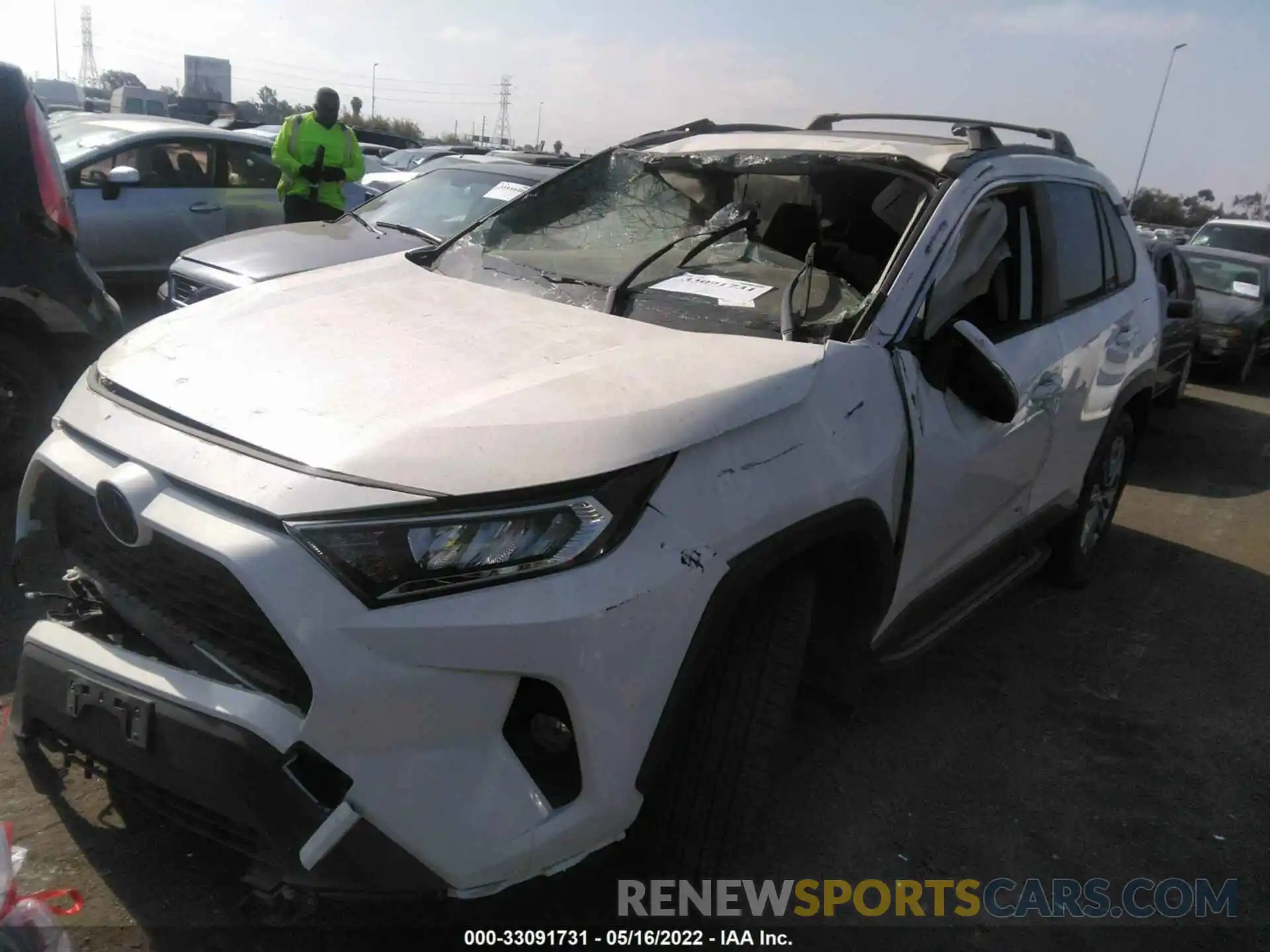 2 Фотография поврежденного автомобиля JTMC1RFV7KD026849 TOYOTA RAV4 2019