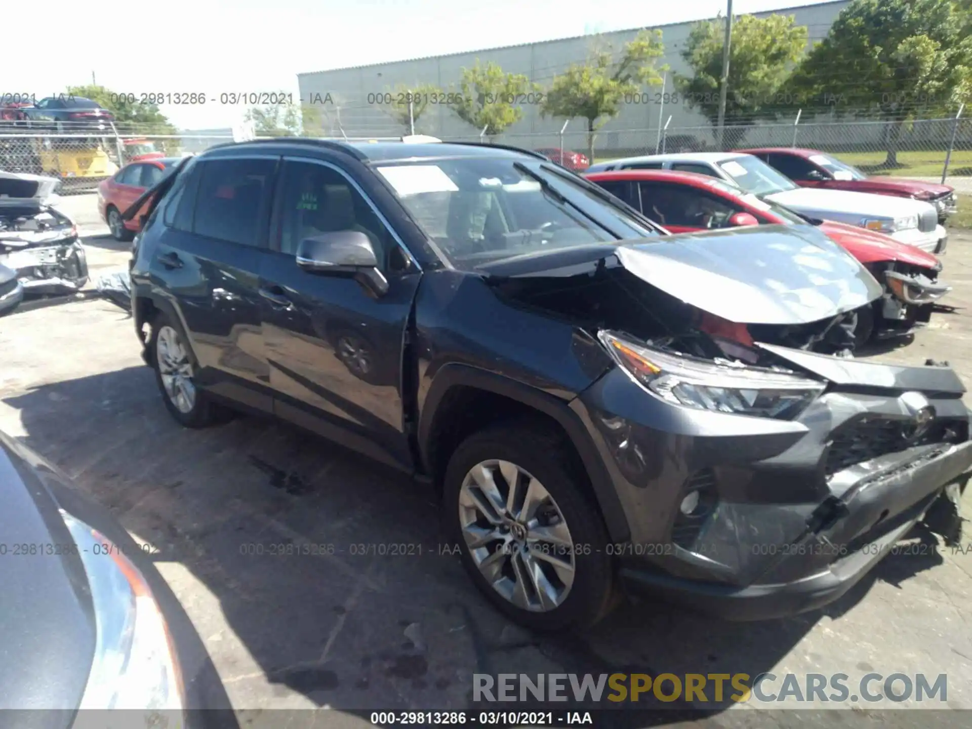 1 Photograph of a damaged car JTMC1RFV7KD028651 TOYOTA RAV4 2019