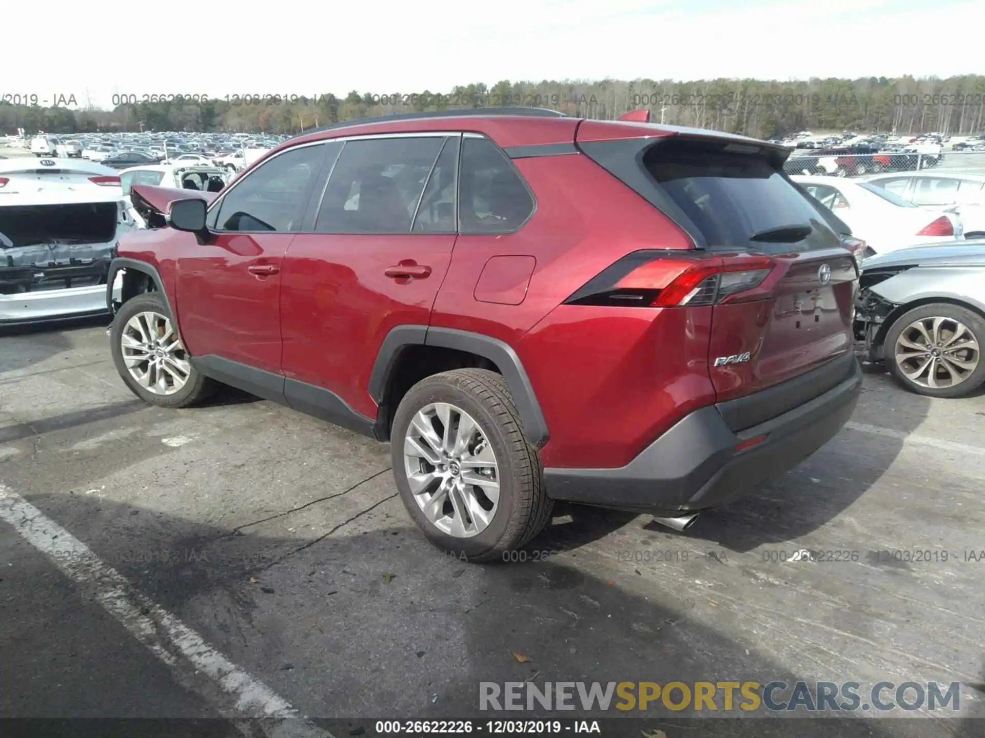 3 Photograph of a damaged car JTMC1RFV7KD032621 TOYOTA RAV4 2019