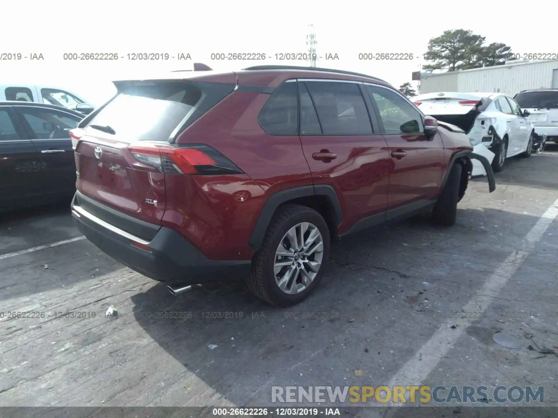 4 Photograph of a damaged car JTMC1RFV7KD032621 TOYOTA RAV4 2019