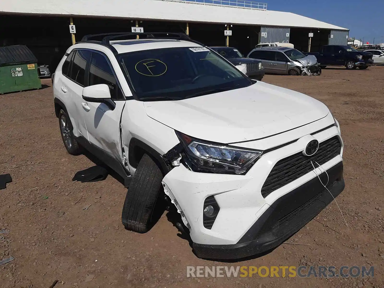 1 Фотография поврежденного автомобиля JTMC1RFV7KD500508 TOYOTA RAV4 2019