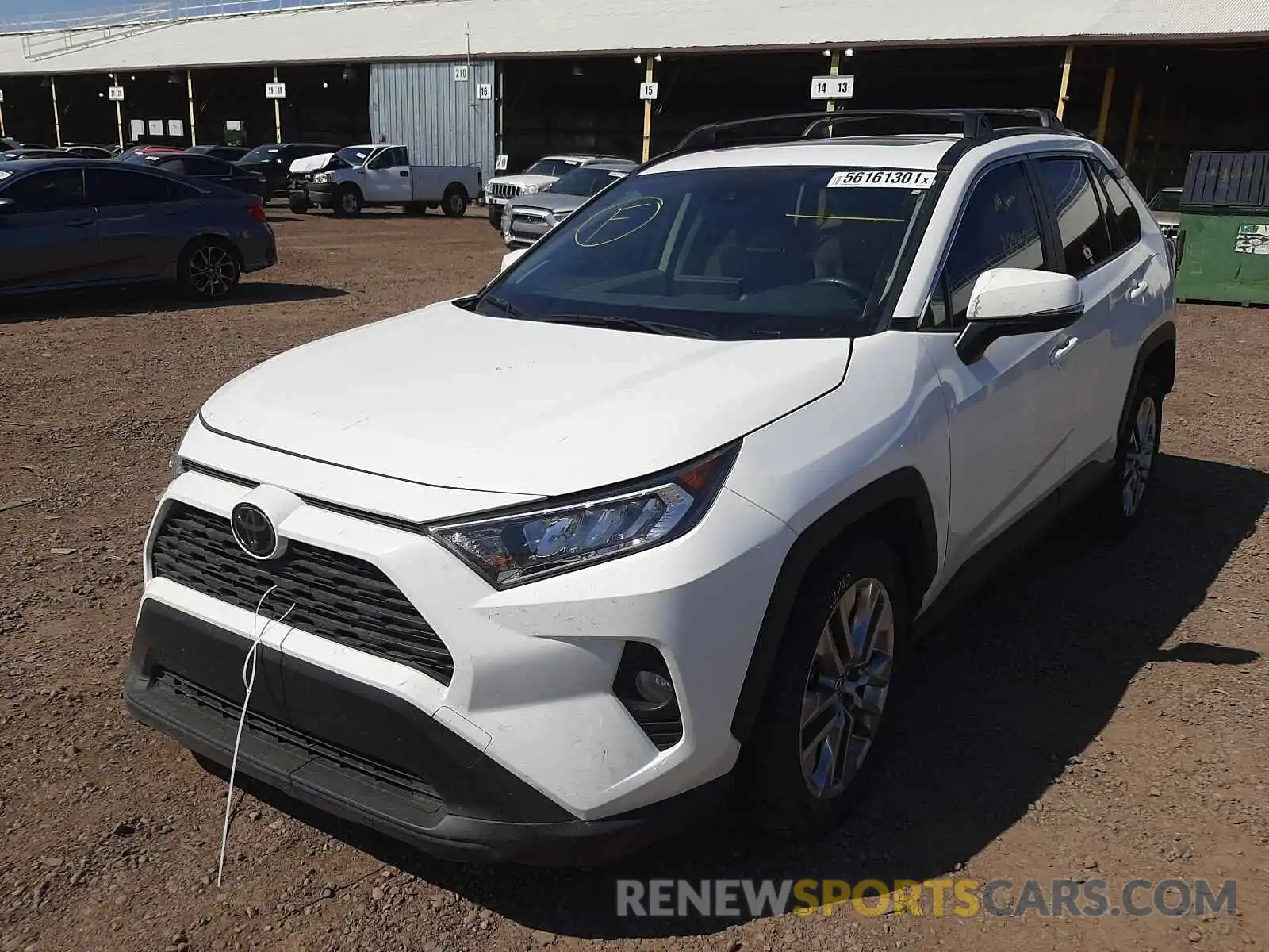 2 Photograph of a damaged car JTMC1RFV7KD500508 TOYOTA RAV4 2019