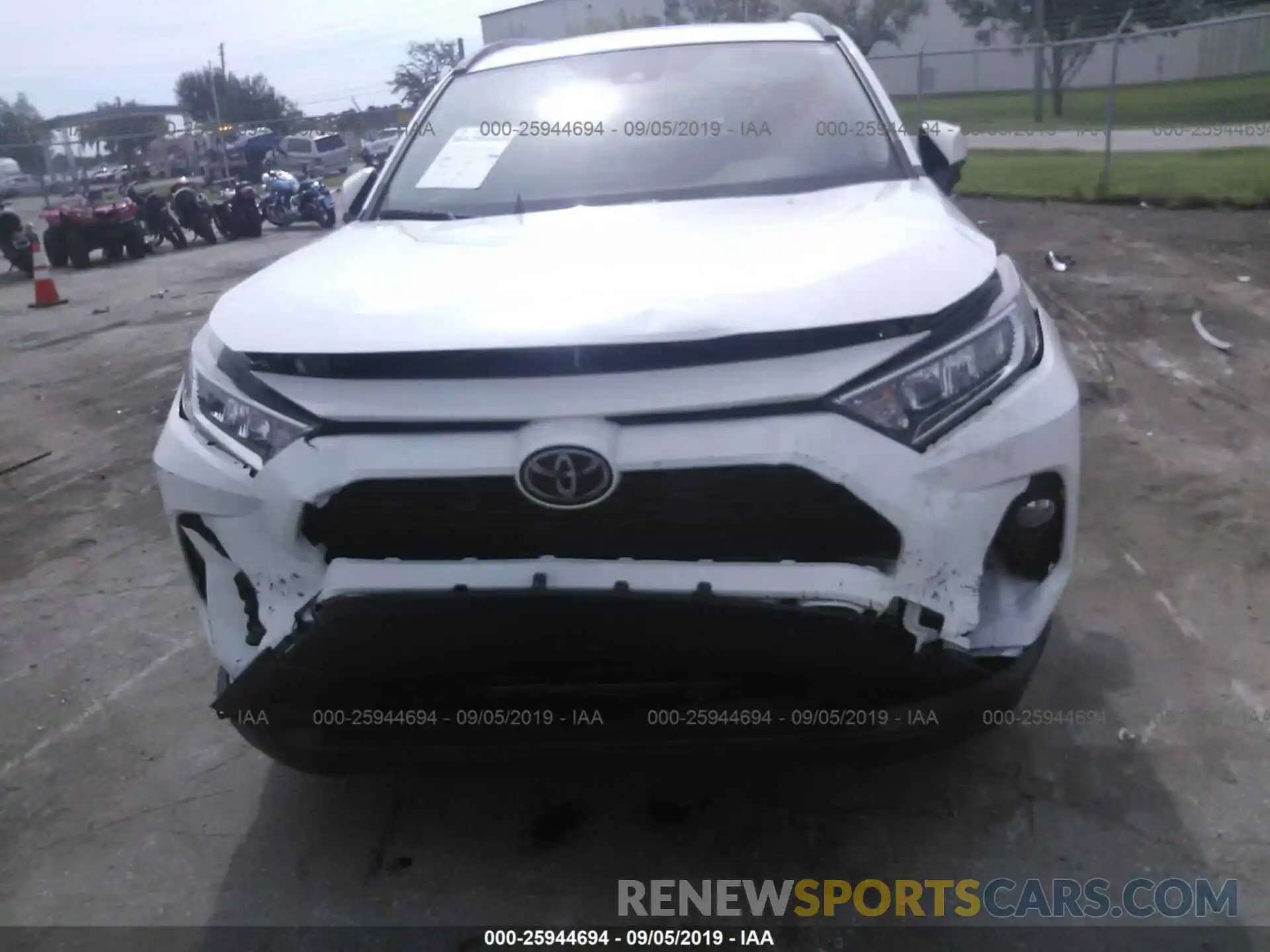 6 Photograph of a damaged car JTMC1RFV7KD508186 TOYOTA RAV4 2019