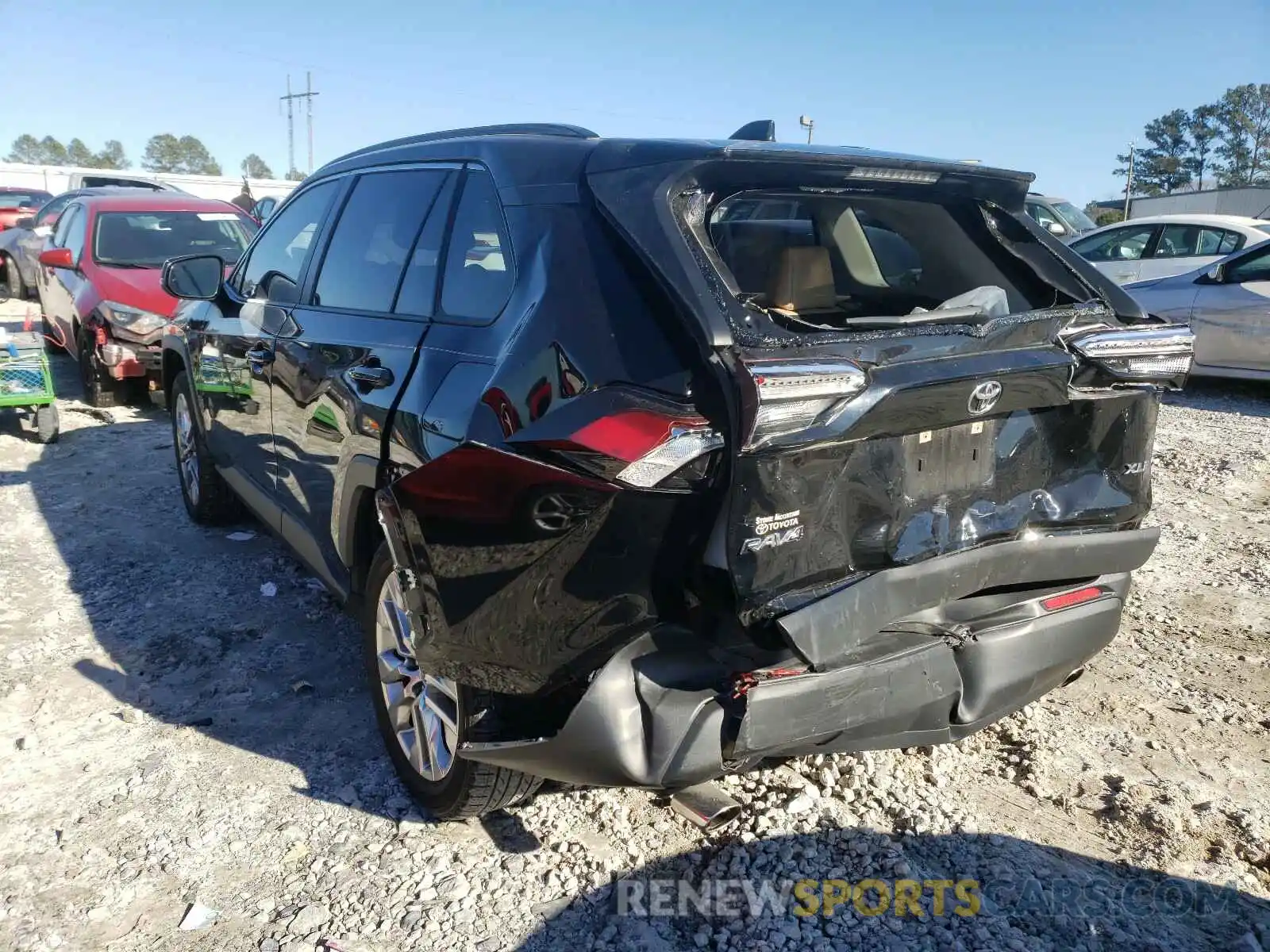 3 Photograph of a damaged car JTMC1RFV7KD508852 TOYOTA RAV4 2019