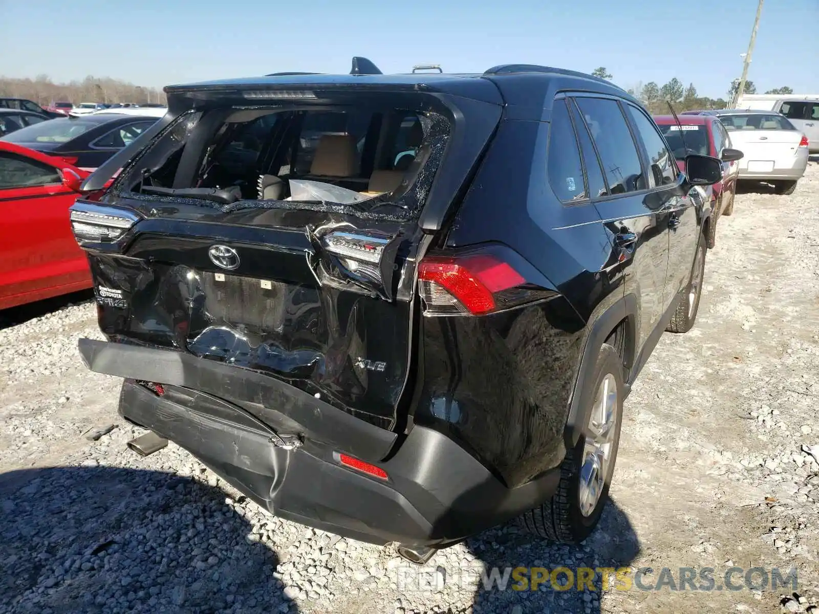 4 Photograph of a damaged car JTMC1RFV7KD508852 TOYOTA RAV4 2019