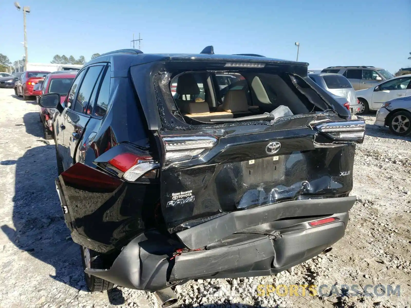 9 Photograph of a damaged car JTMC1RFV7KD508852 TOYOTA RAV4 2019
