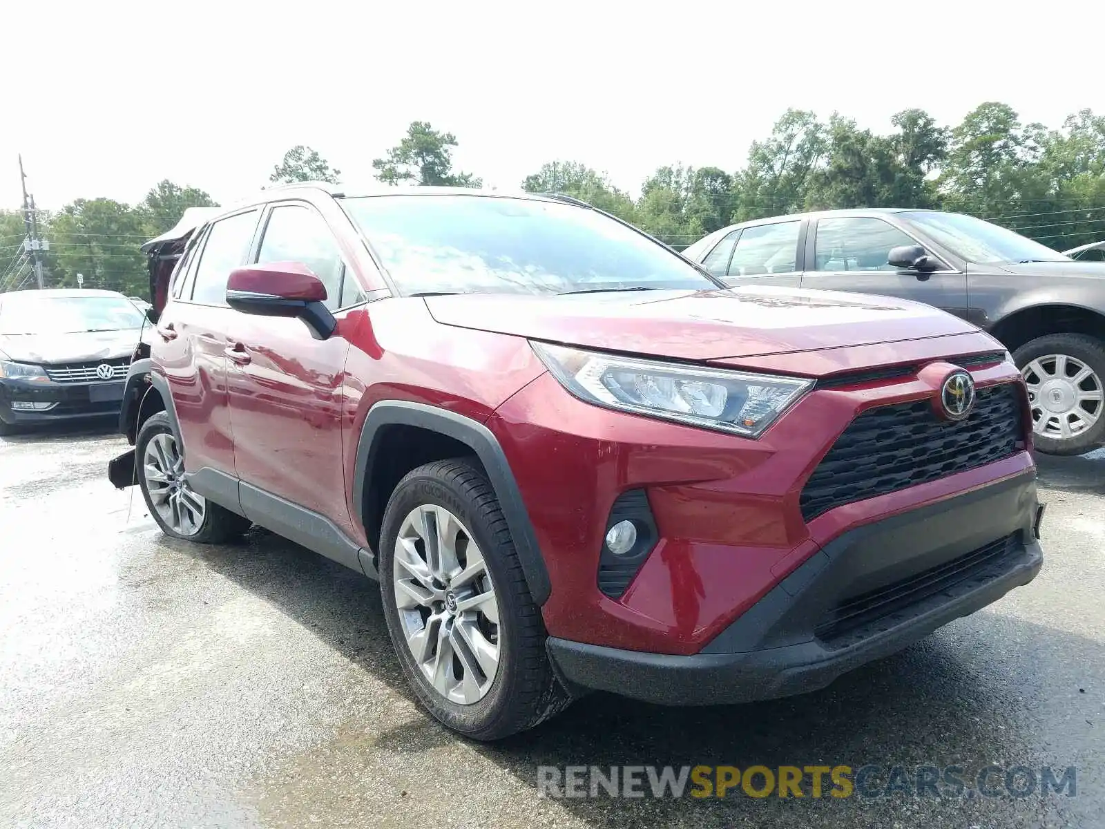 1 Photograph of a damaged car JTMC1RFV7KD509757 TOYOTA RAV4 2019