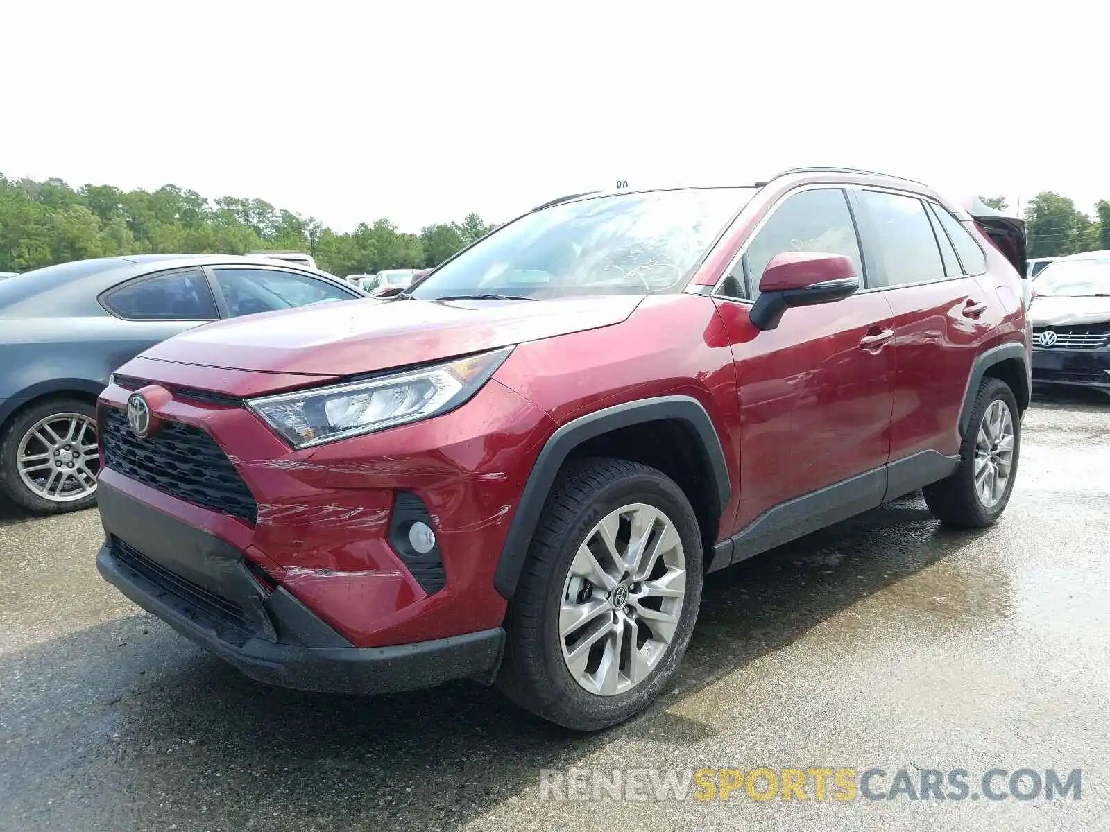 2 Photograph of a damaged car JTMC1RFV7KD509757 TOYOTA RAV4 2019