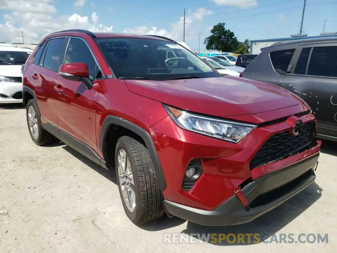 1 Photograph of a damaged car JTMC1RFV7KD512786 TOYOTA RAV4 2019