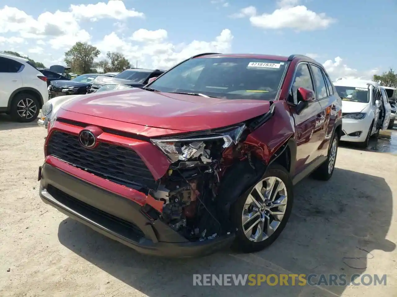 2 Photograph of a damaged car JTMC1RFV7KD512786 TOYOTA RAV4 2019