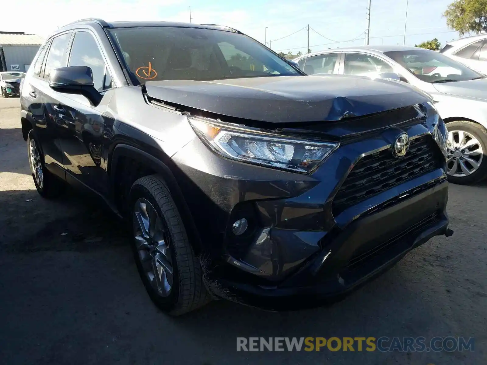 1 Photograph of a damaged car JTMC1RFV7KD515123 TOYOTA RAV4 2019