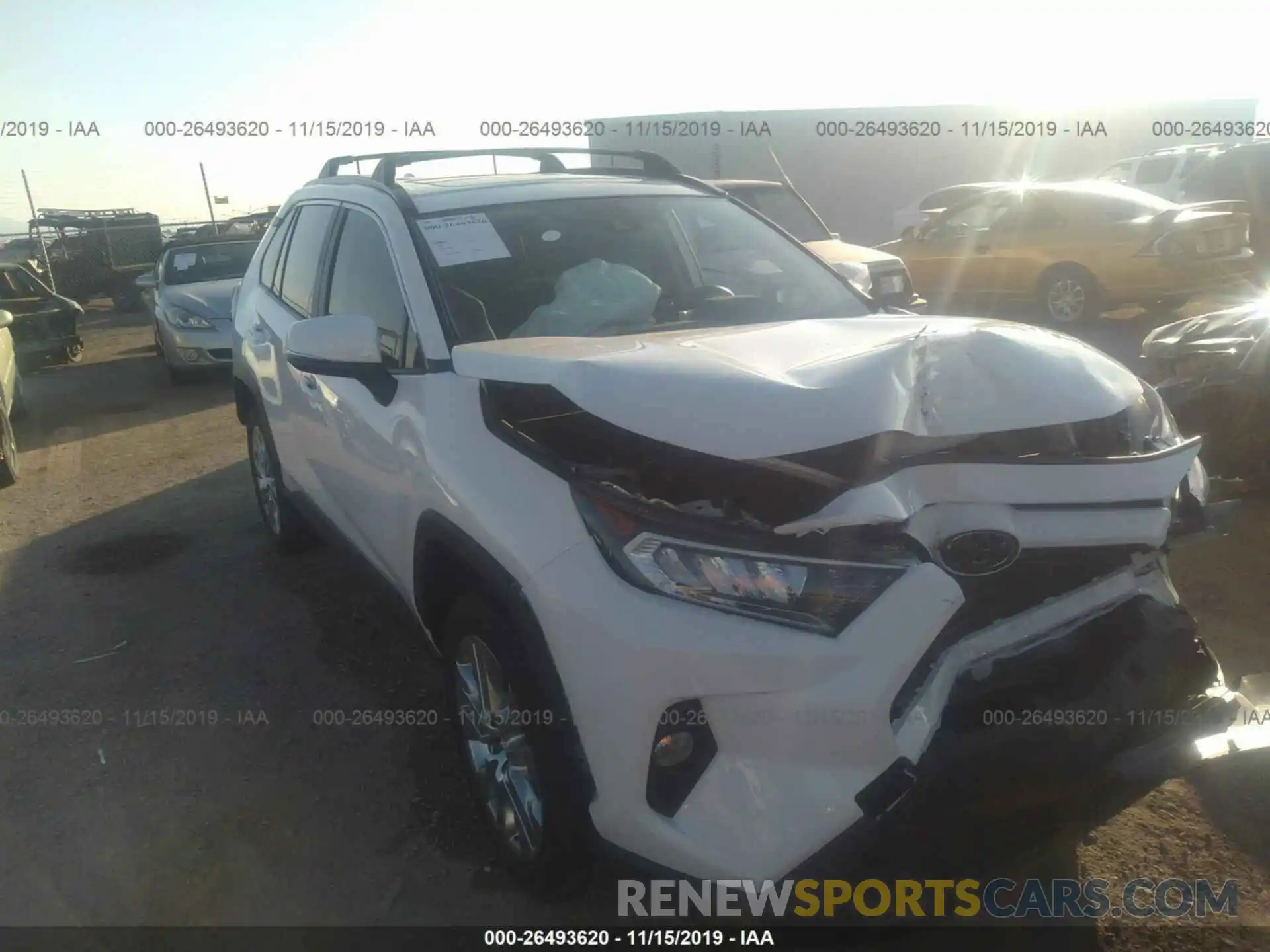 1 Photograph of a damaged car JTMC1RFV8KD010515 TOYOTA RAV4 2019