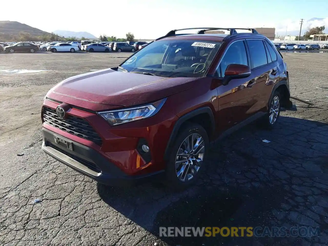 2 Photograph of a damaged car JTMC1RFV8KD012541 TOYOTA RAV4 2019