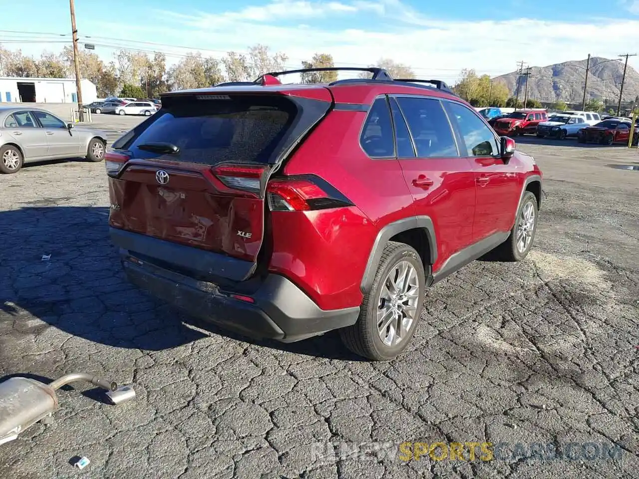 4 Photograph of a damaged car JTMC1RFV8KD012541 TOYOTA RAV4 2019